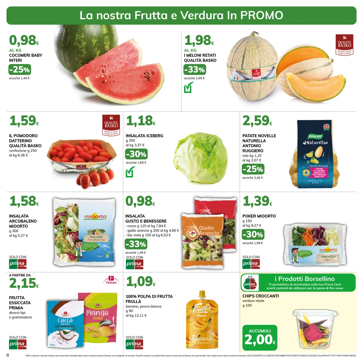 basko - Volantino attuale di Basko - Super offerte valido dal mercoledì 03/06/2026 al lunedì 15/06/2026 - page: 8