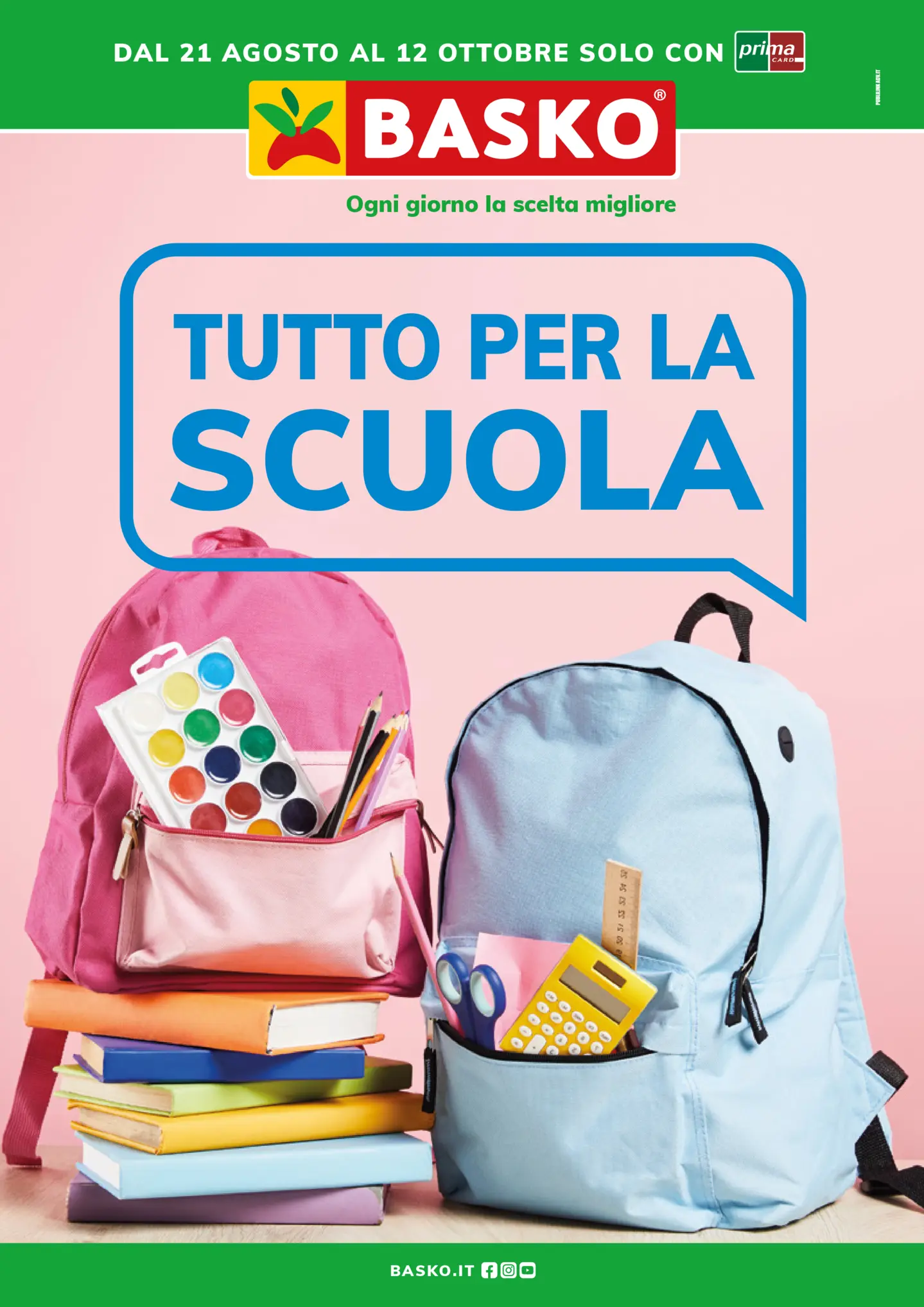 basko - Volantino attuale di Basko - Tutto per la scuola valido dal venerdì 21/08/2026 al lunedì 12/10/2026
