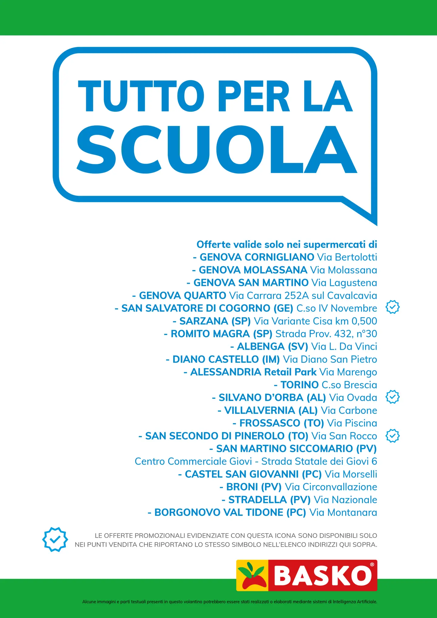basko - Volantino attuale di Basko - Tutto per la scuola valido dal venerdì 21/08/2026 al lunedì 12/10/2026 - page: 2