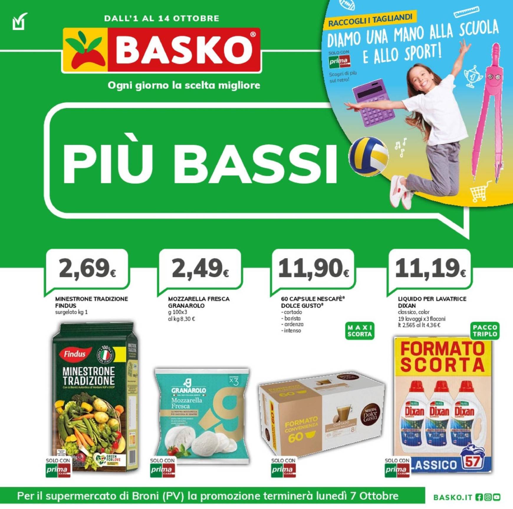 basko - Nuovo volantino Basko 01.10. - 14.10.