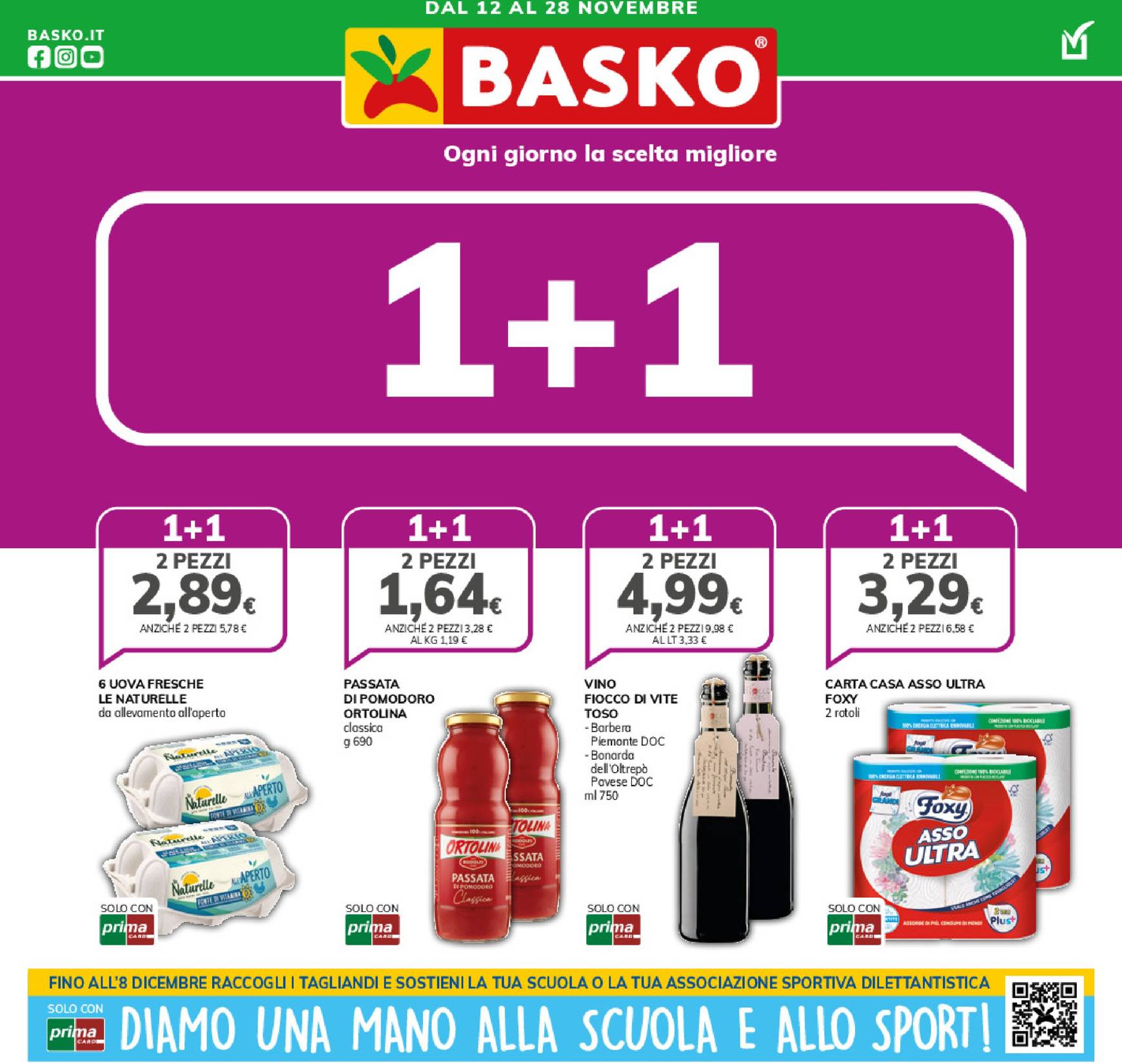 basko - Volantino Basko valido dal 12.11. al 28.11.