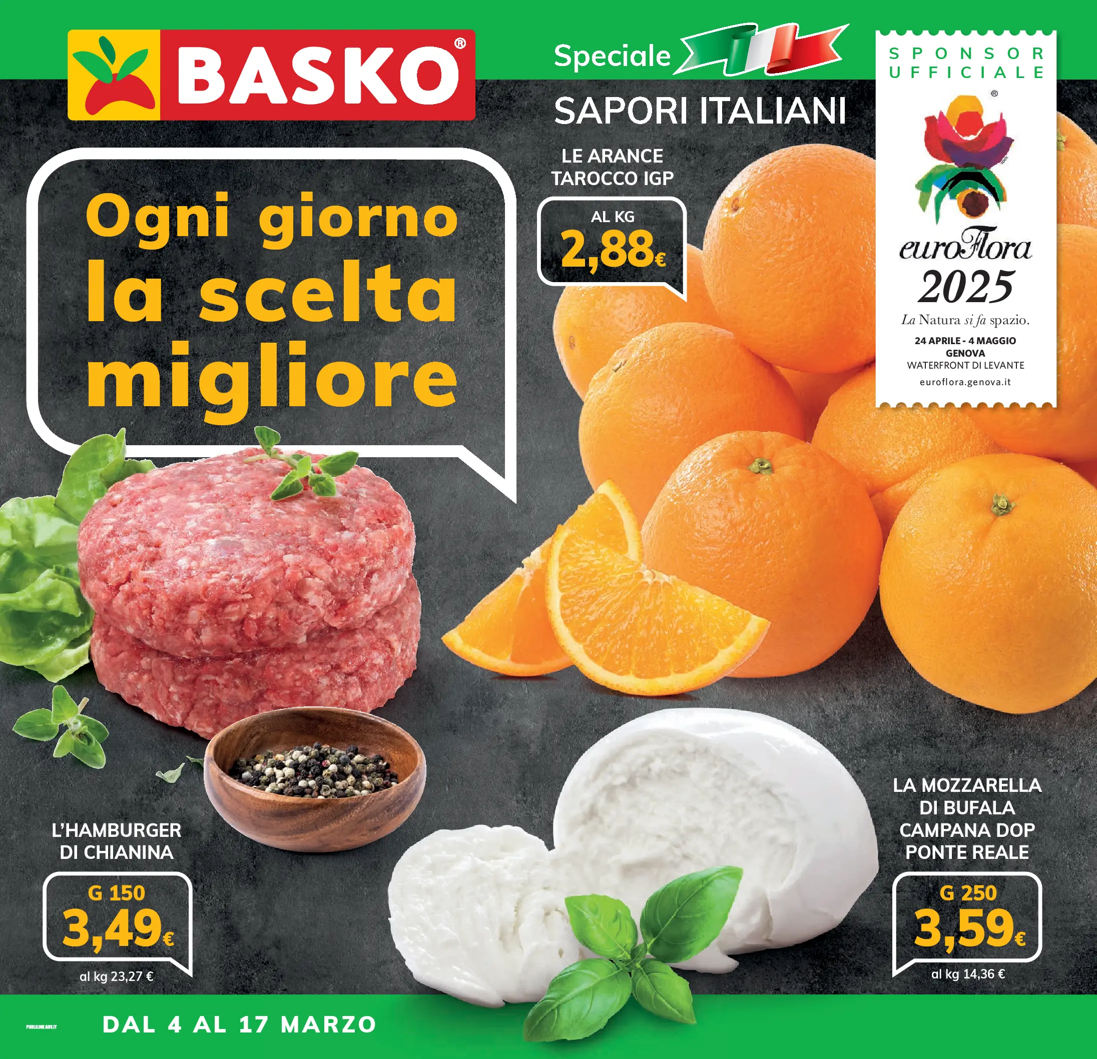 basko - Volantino Basko - Plancia Sapori Italiani valido dal 04/03 al 17/03