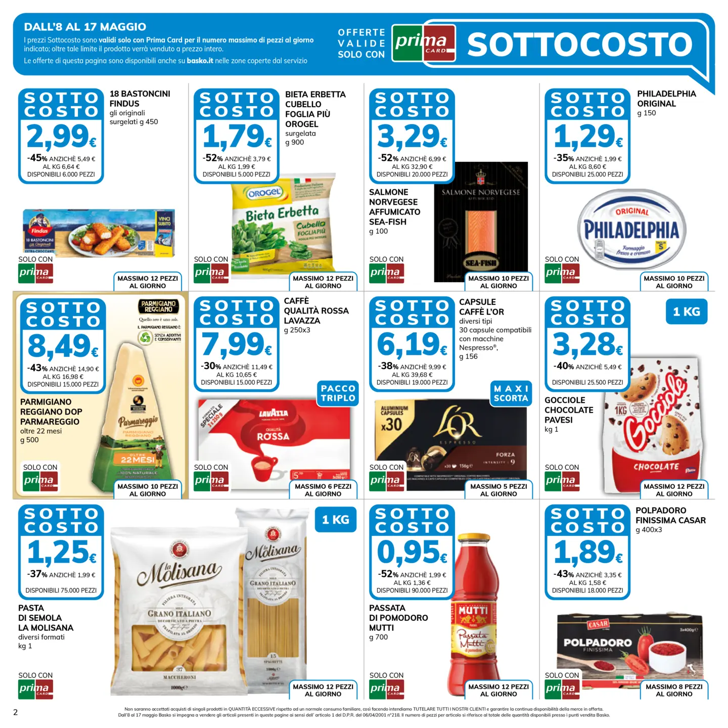 basko - Volantino Basko - Sottocosto valido dal 08/05 al 17/05 - page: 2