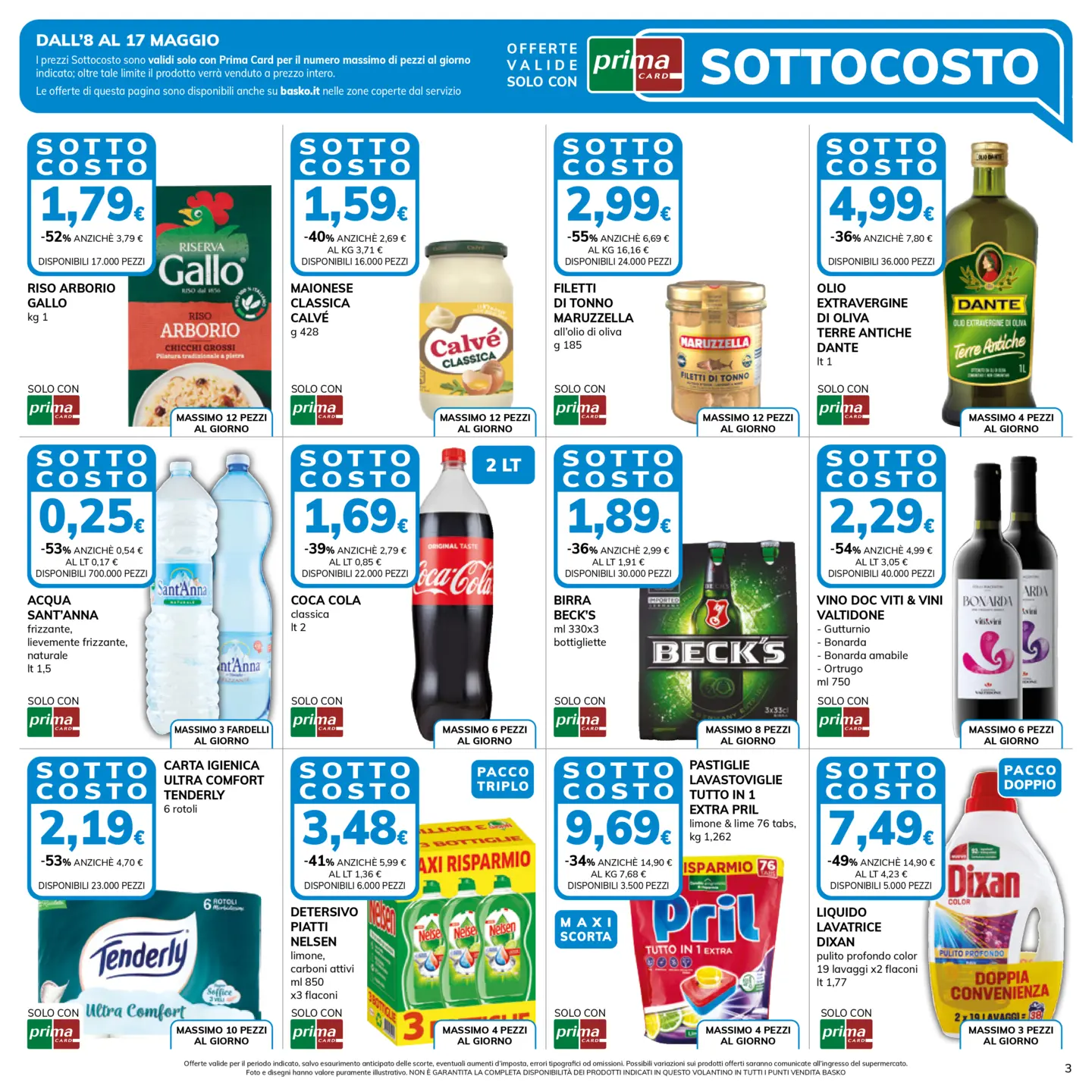 basko - Volantino Basko - Sottocosto valido dal 08/05 al 17/05 - page: 3