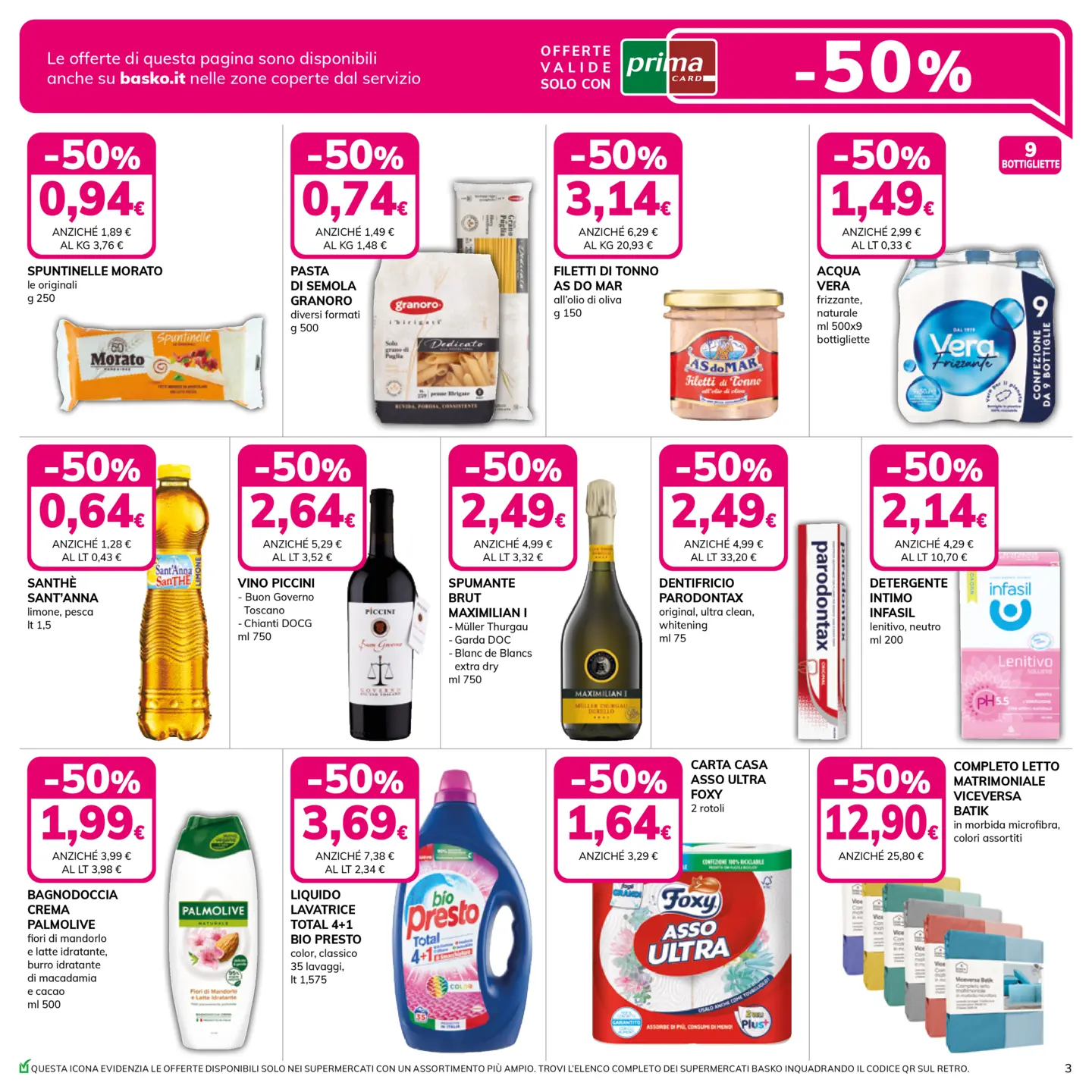 basko - Volantino Basko - Sconto 50% valido dal 01/07 al 14/07 - page: 3