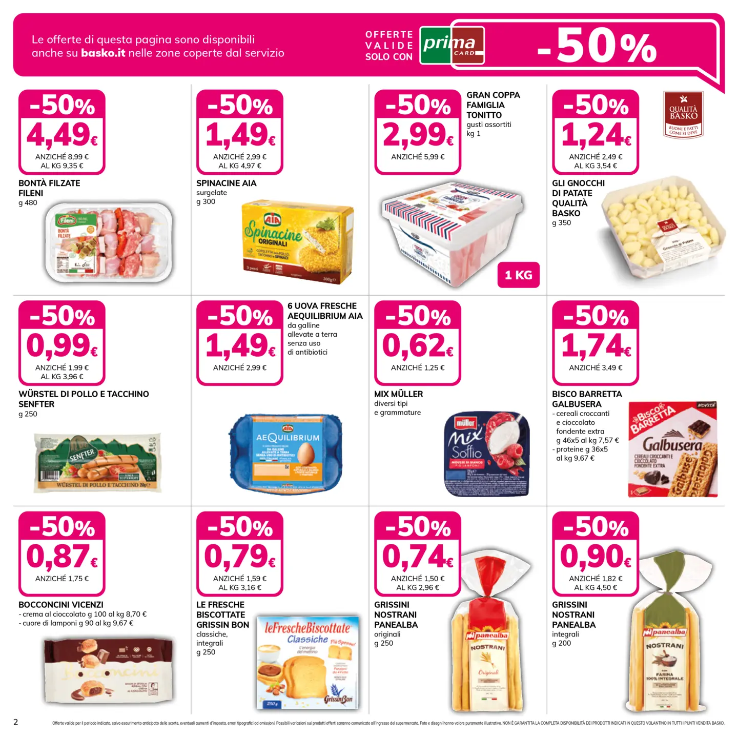 basko - Volantino Basko - Sconto 50% valido dal 01/07 al 14/07 - page: 2