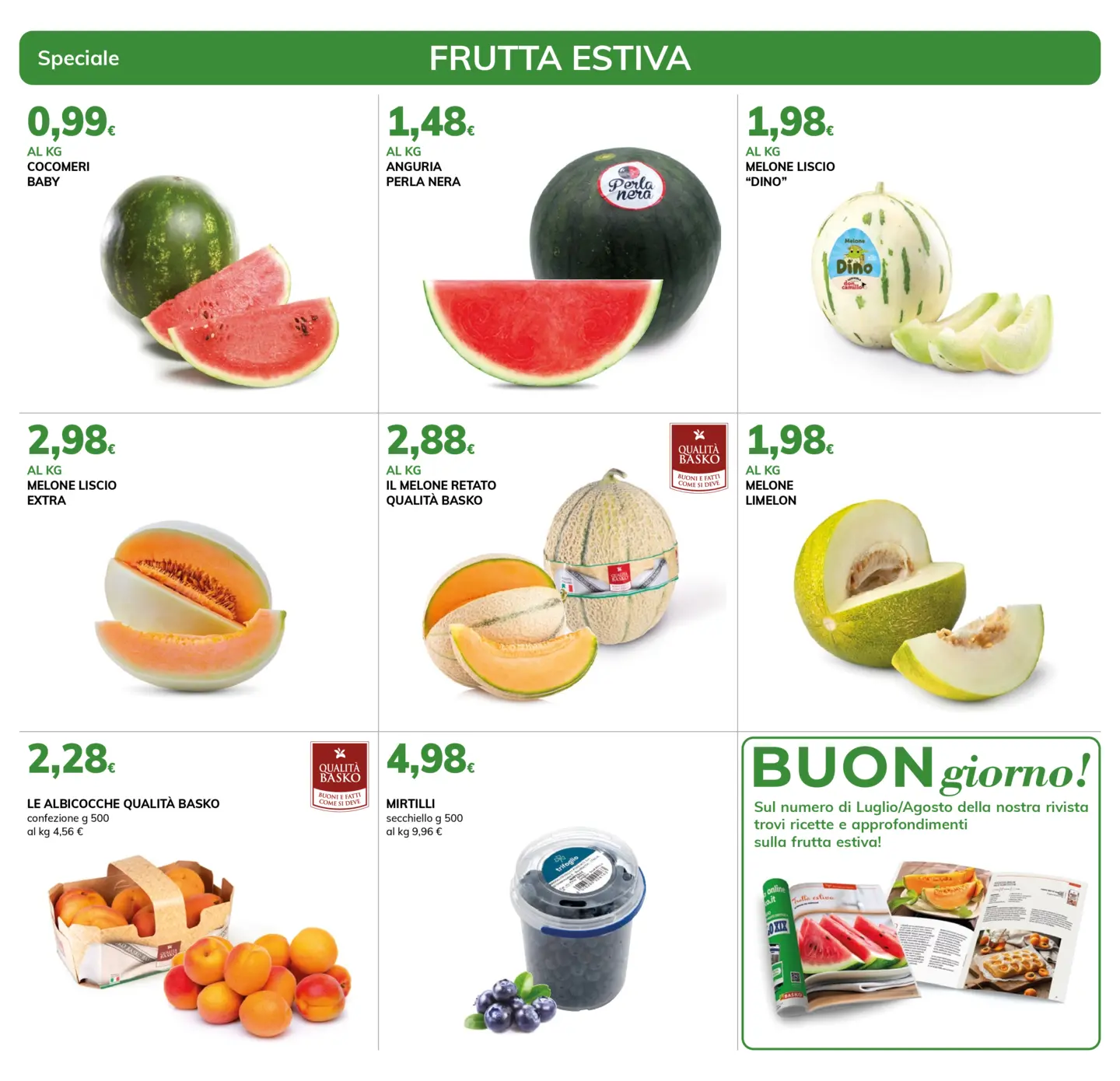 basko - Volantino Basko - Frutta Estiva valido dal 08/07 al 21/07 - page: 2