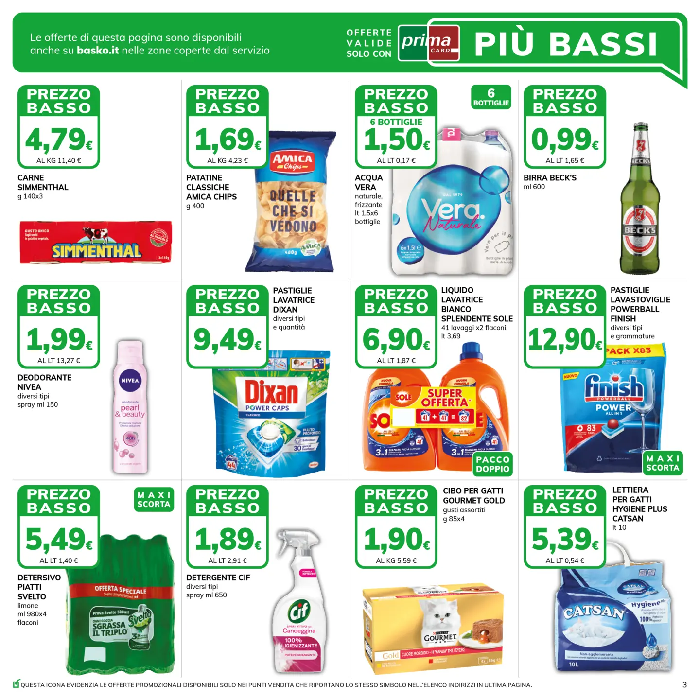 basko - Volantino Basko - Più Bassi valido dal 15/07 al 28/07 - page: 3
