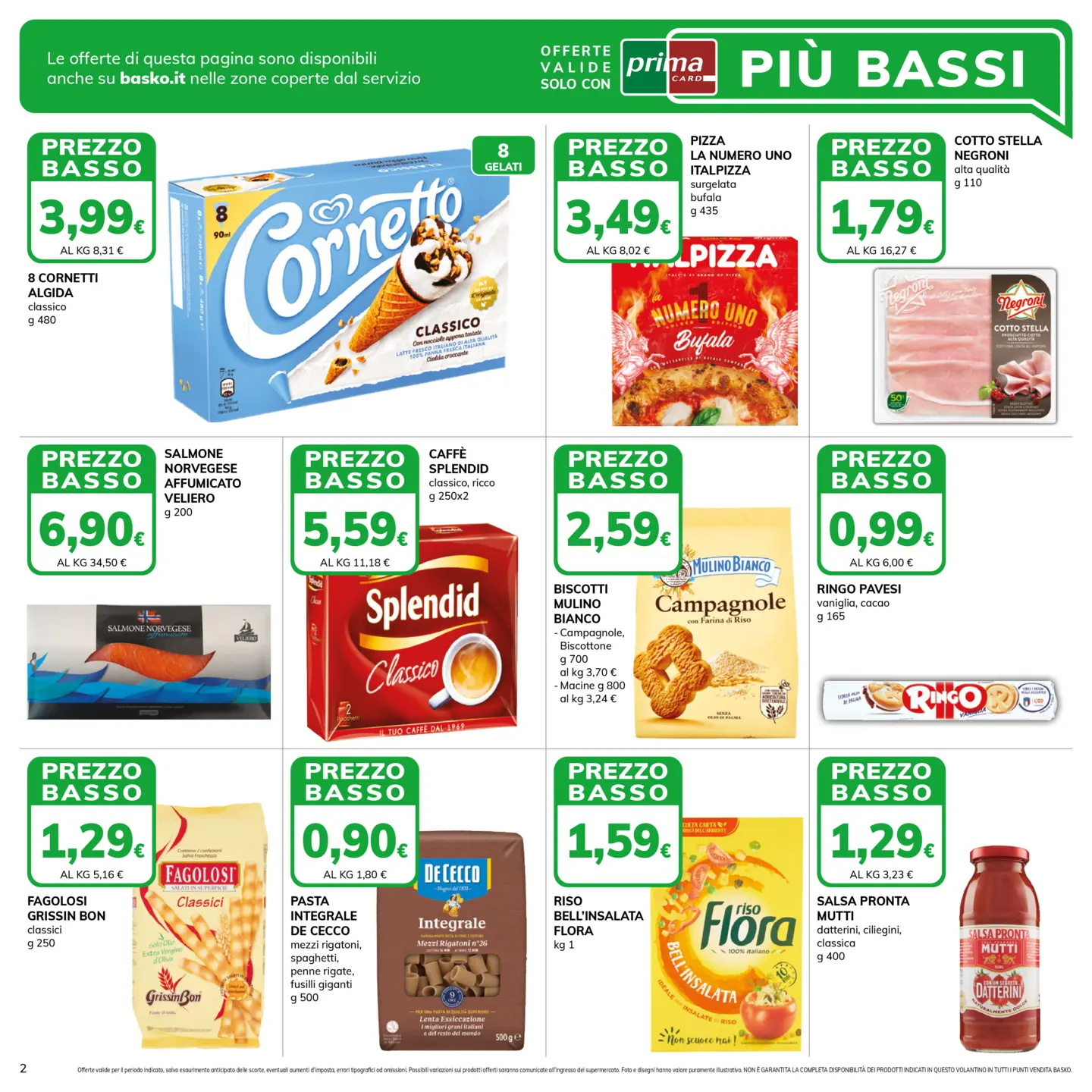 basko - Volantino Basko - Più Bassi valido dal 15/07 al 28/07 - page: 2