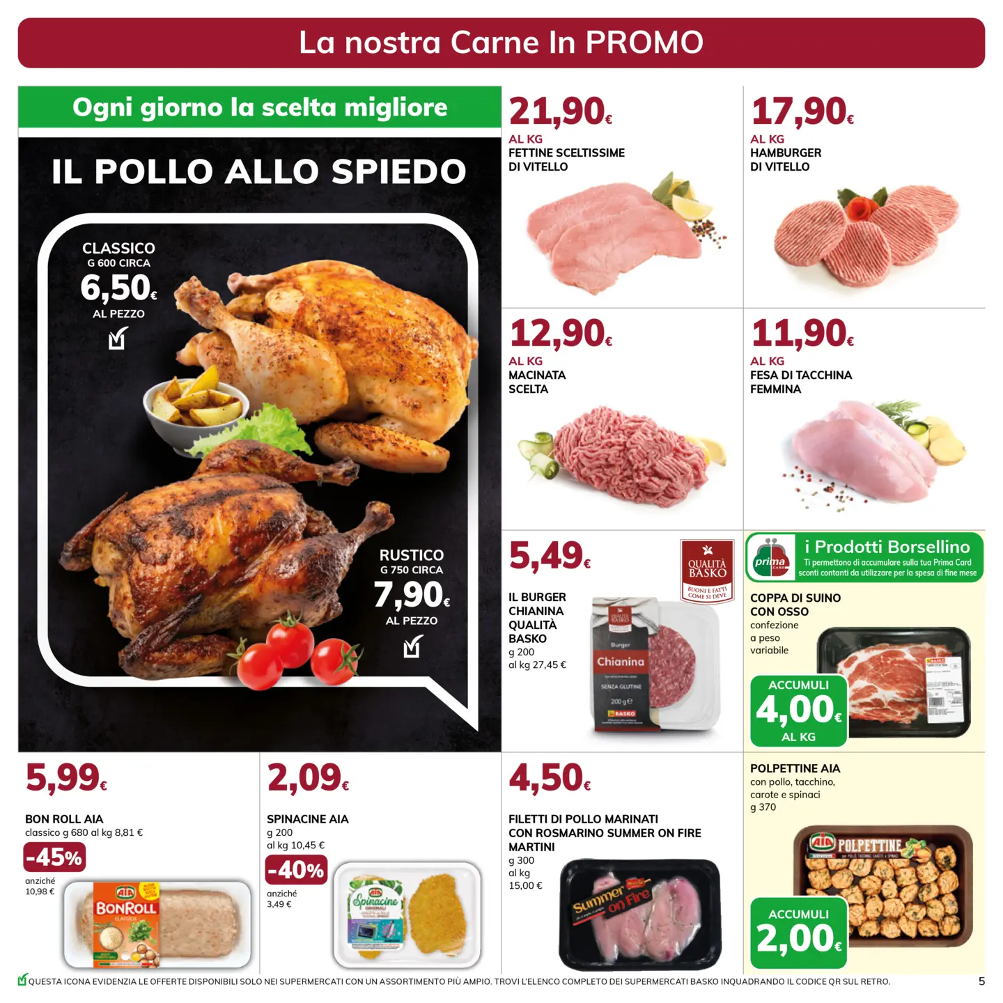 basko - Volantino Basko - Sconto 50% valido dal 19/08 al 03/09 - page: 5