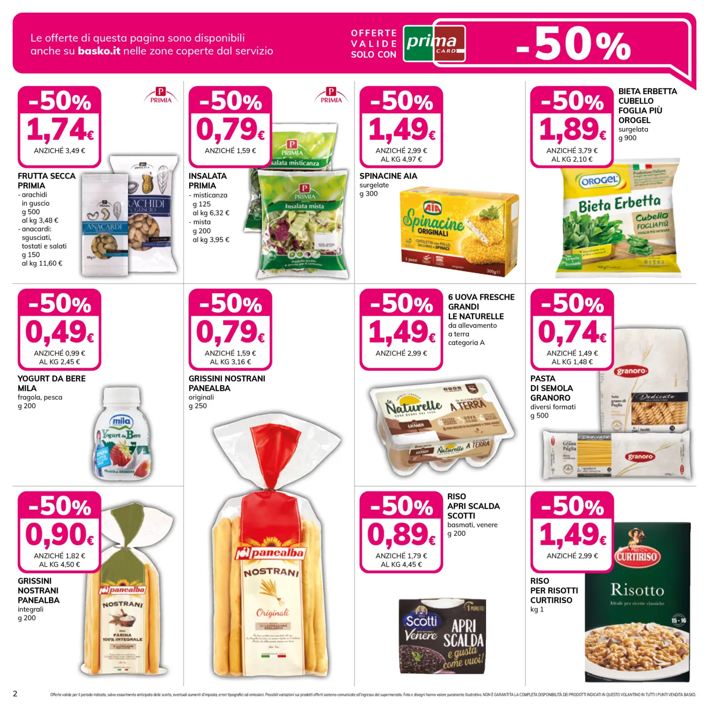 basko - Volantino Basko - Sconto 50% valido dal 19/08 al 03/09 - page: 2
