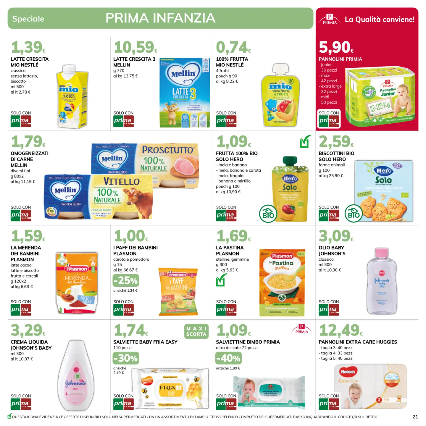 basko - Volantino Basko - Sconto 50% valido dal 19/08 al 03/09 - page: 21