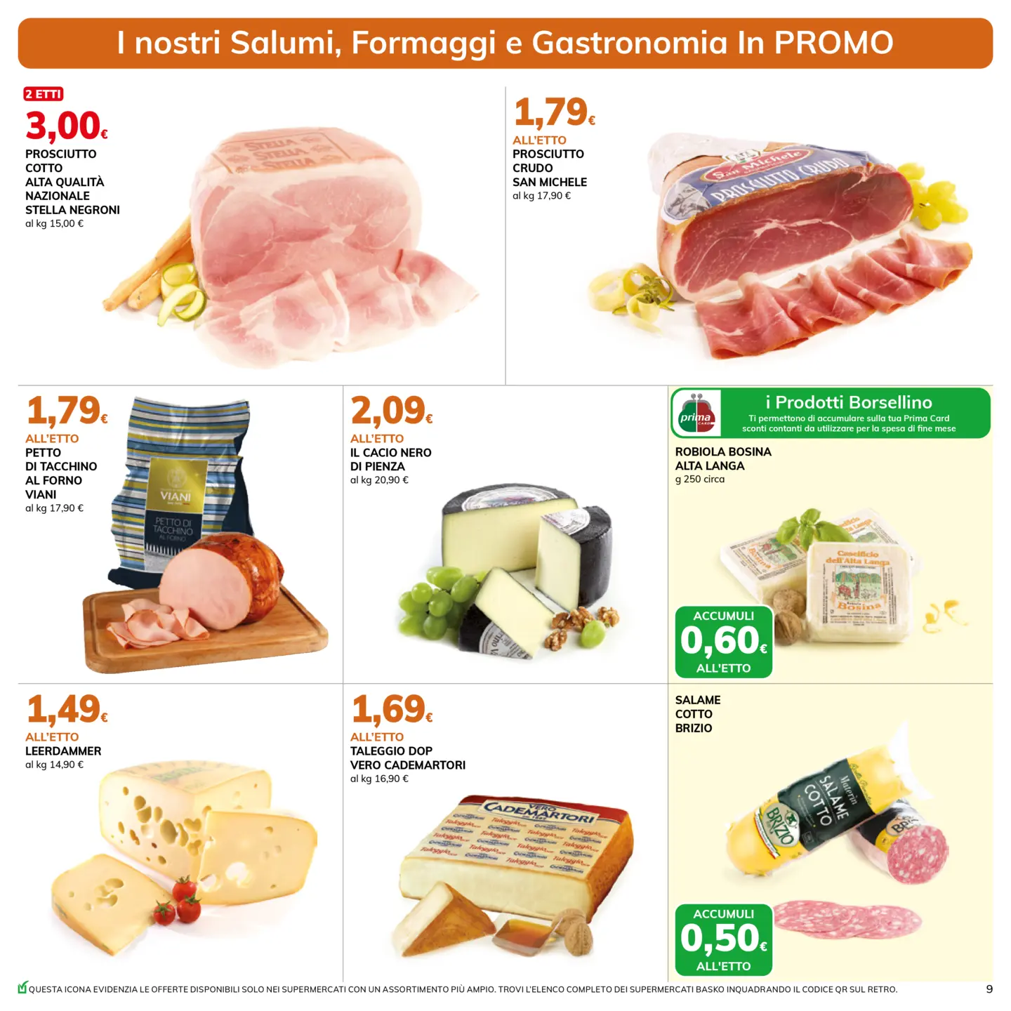 basko - Volantino Basko - Sconto 50% valido dal 19/08 al 03/09 - page: 9