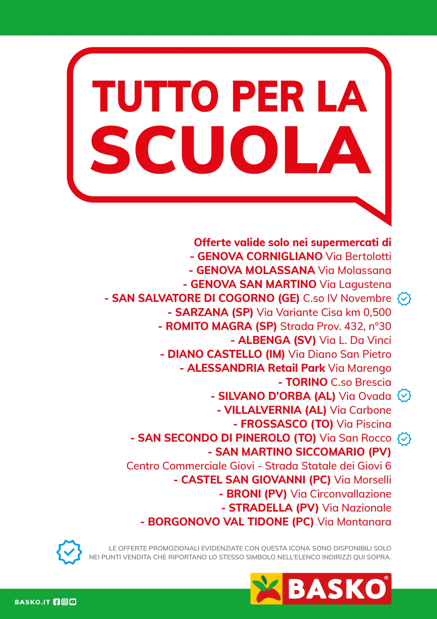 basko - Volantino Basko - Tutto per la scuola valido dal 19/08 al 13/10 - page: 2