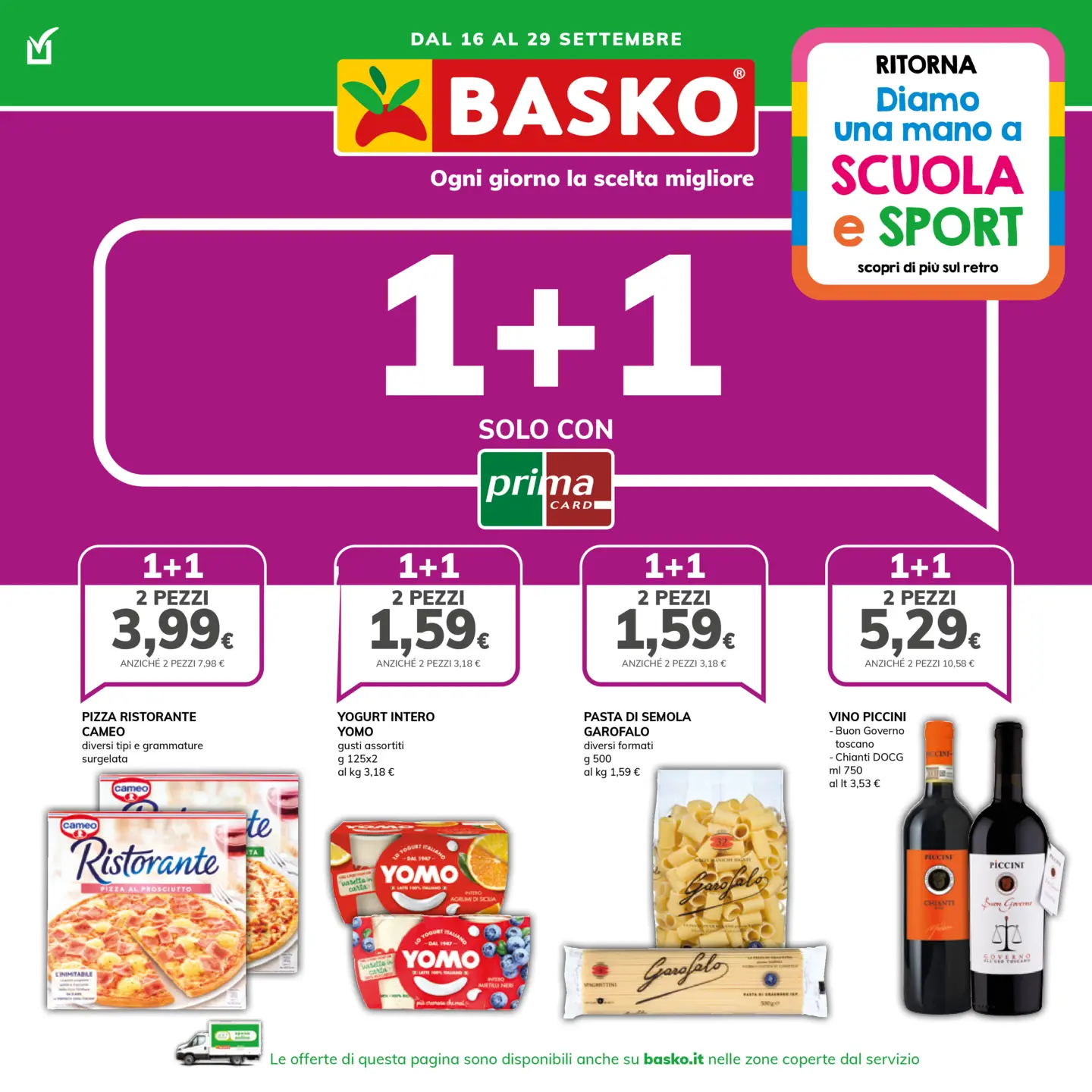 basko - Volantino Basko valido dal 16/09 al 29/09