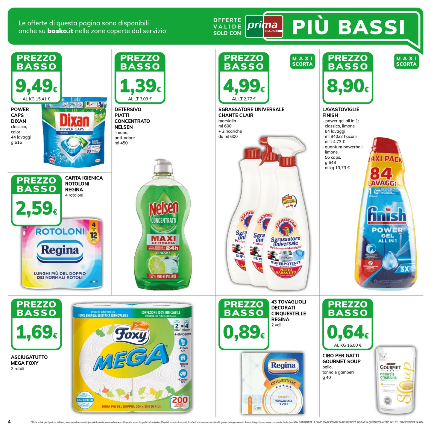 basko - Volantino Basko - Più Bassi valido dal 30/09 al 13/10 - page: 4
