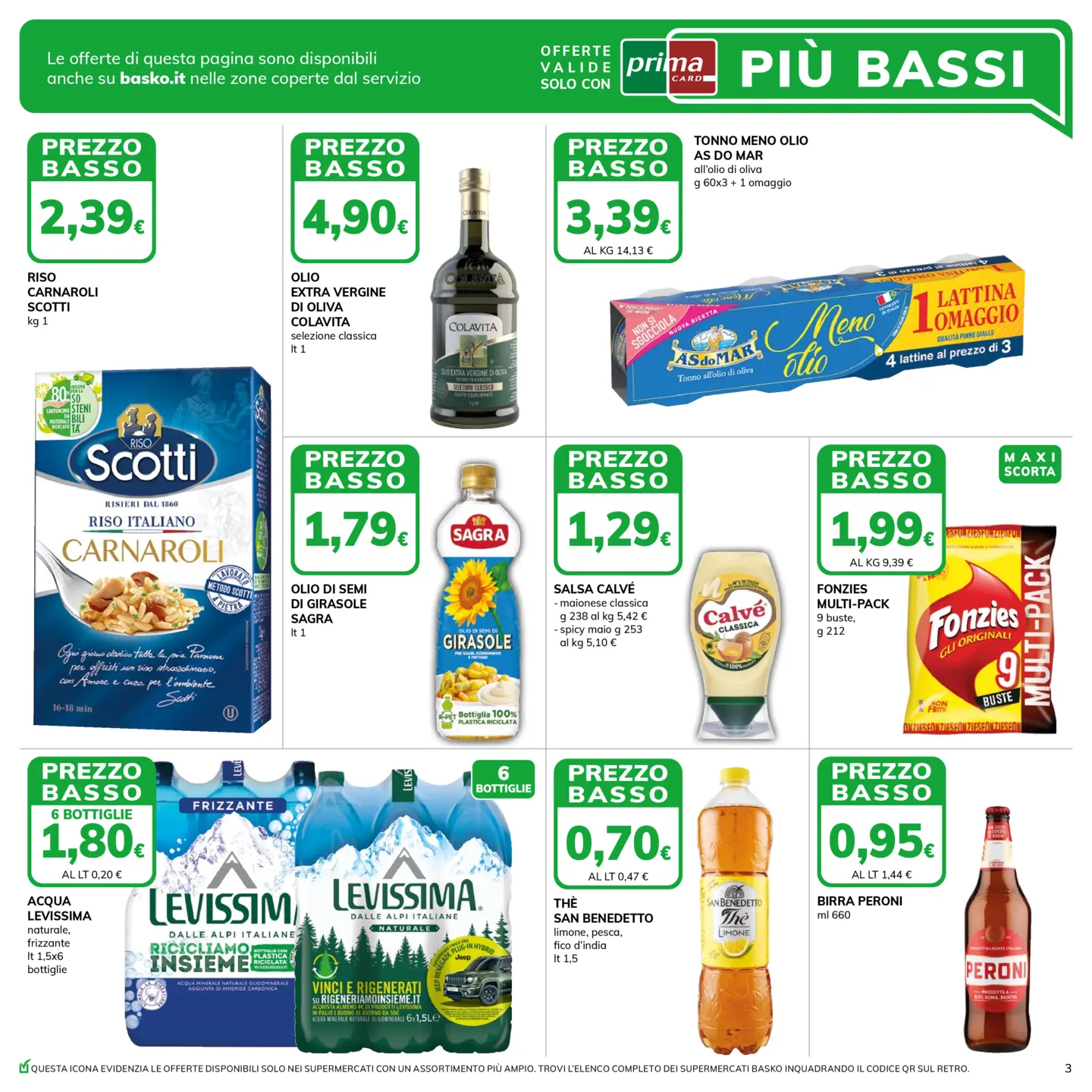 basko - Volantino Basko - Più Bassi valido dal 30/09 al 13/10 - page: 3