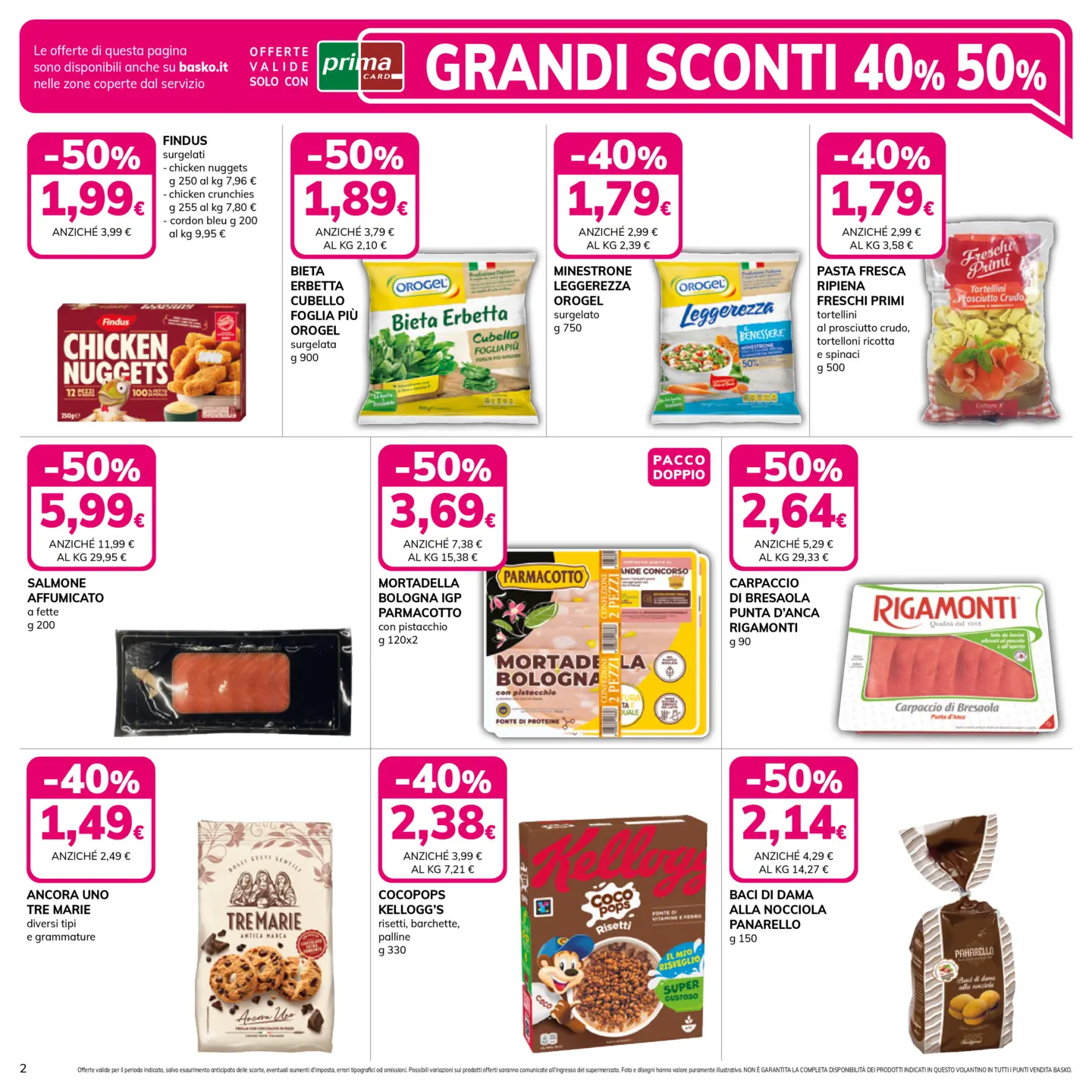 basko - Volantino Basko - Sconto 40% e 50% valido dal 14/10 al 27/10 - page: 2