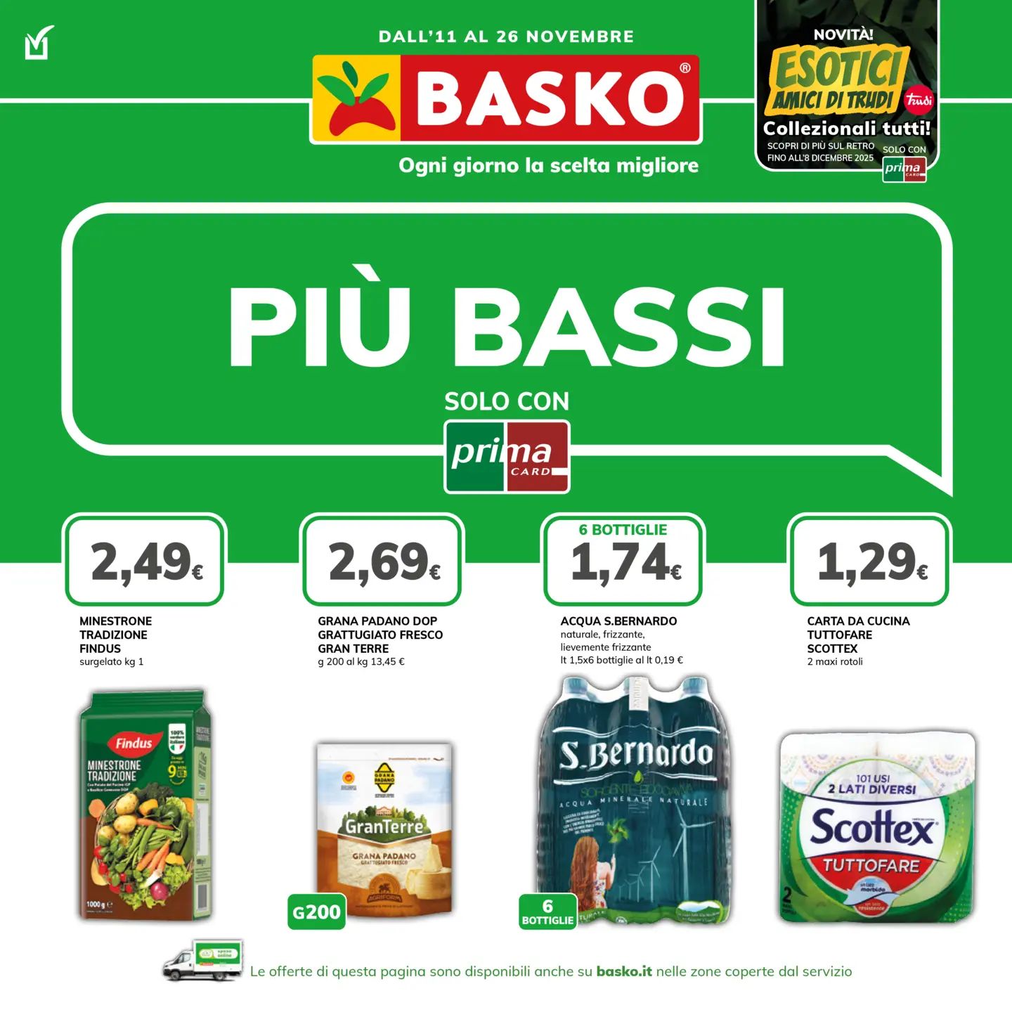 basko - Volantino Basko valido dal 11/11 al 26/11