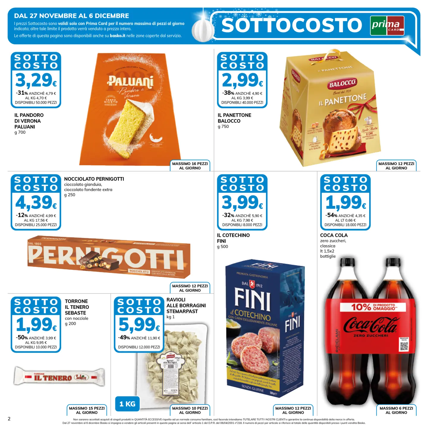 basko - Volantino Basko valido dal 27/11 al 06/12 - page: 2