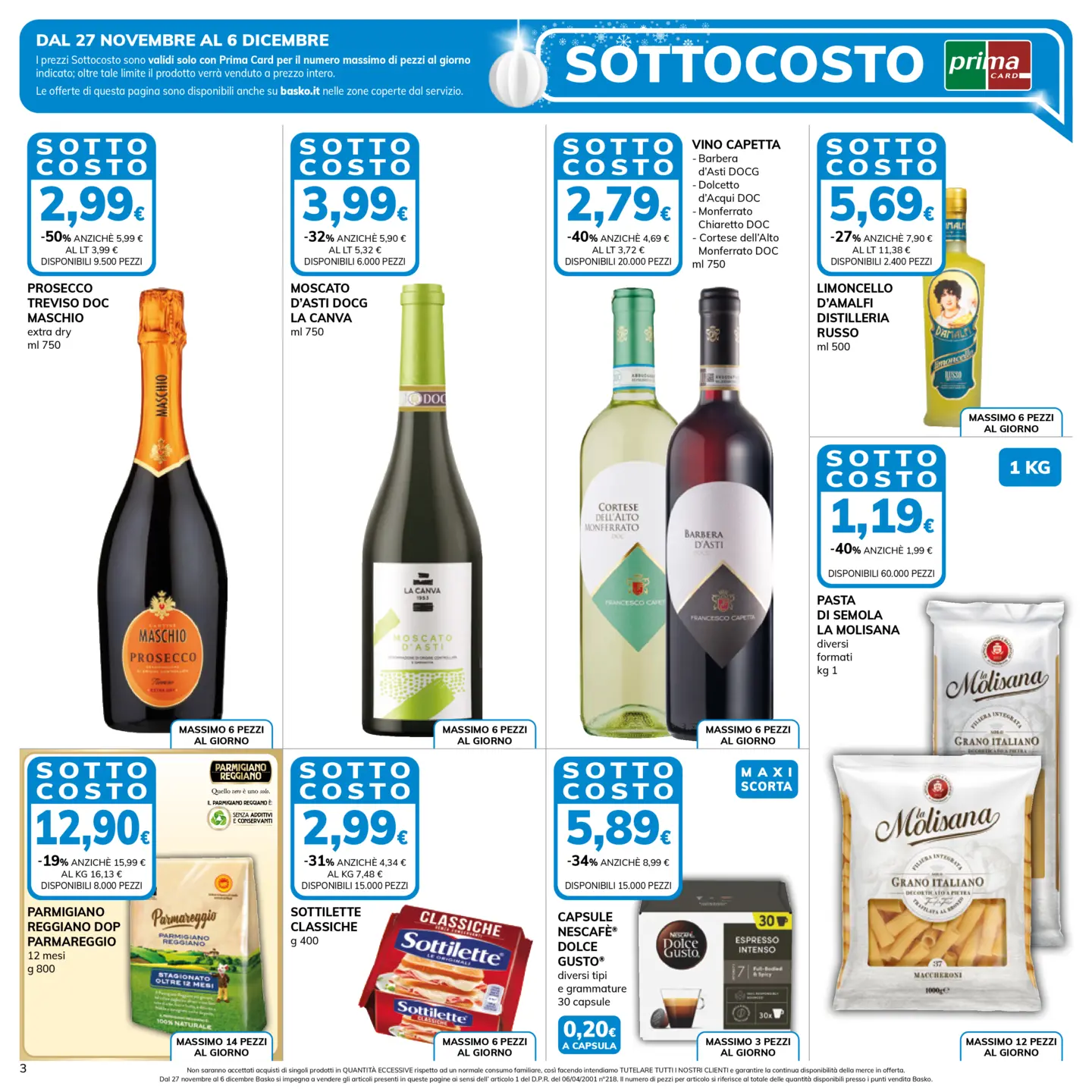 basko - Volantino Basko valido dal 27/11 al 06/12 - page: 3
