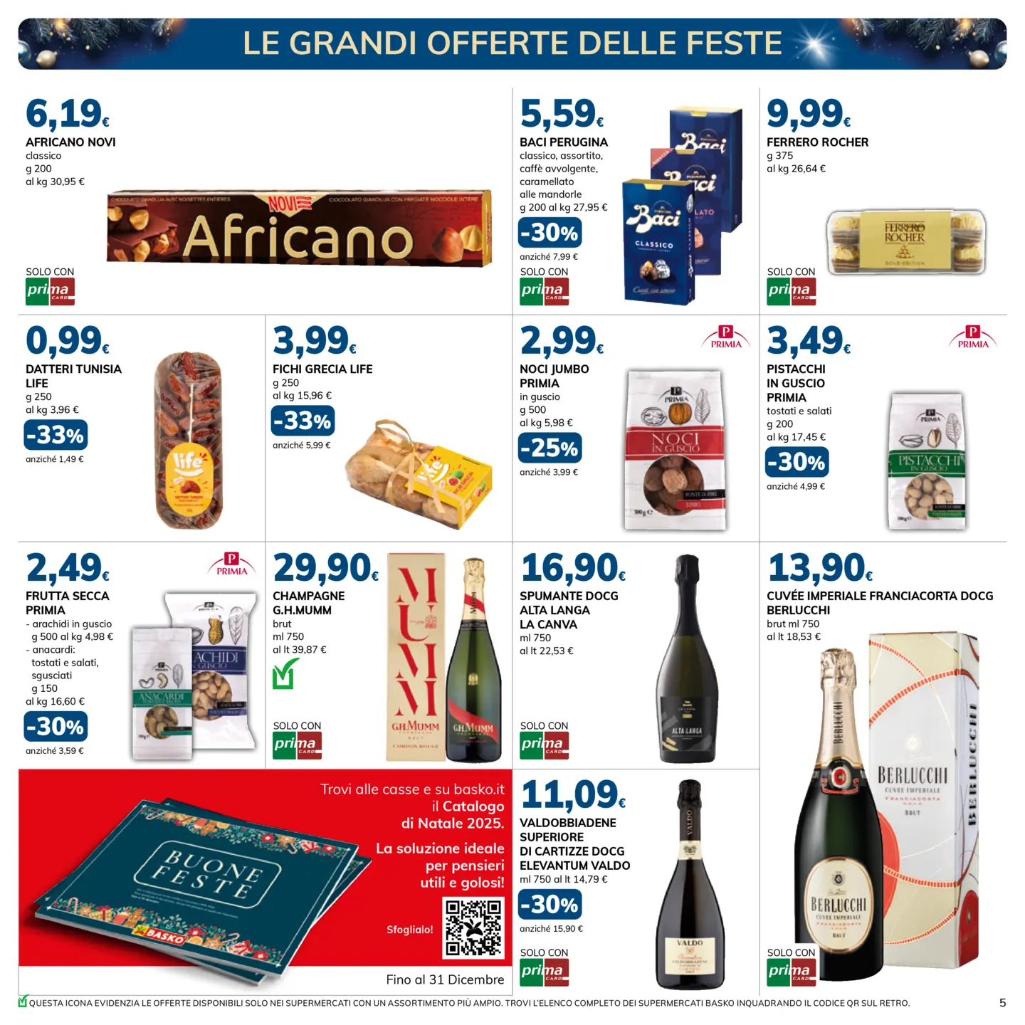 basko - Volantino Basko - Buone Feste valido dal 09/12 al 25/12 - page: 5