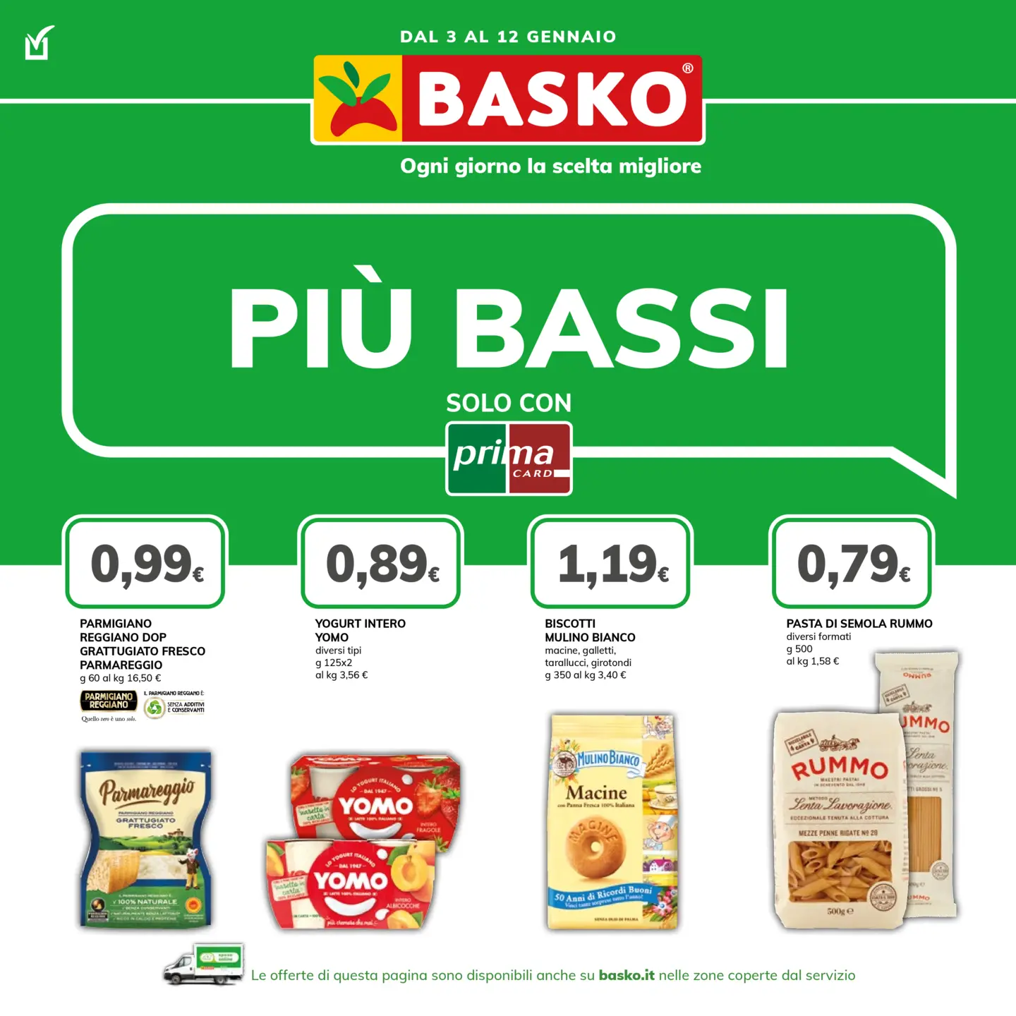 basko - Volantino Basko valido dal 03/01 al 12/01