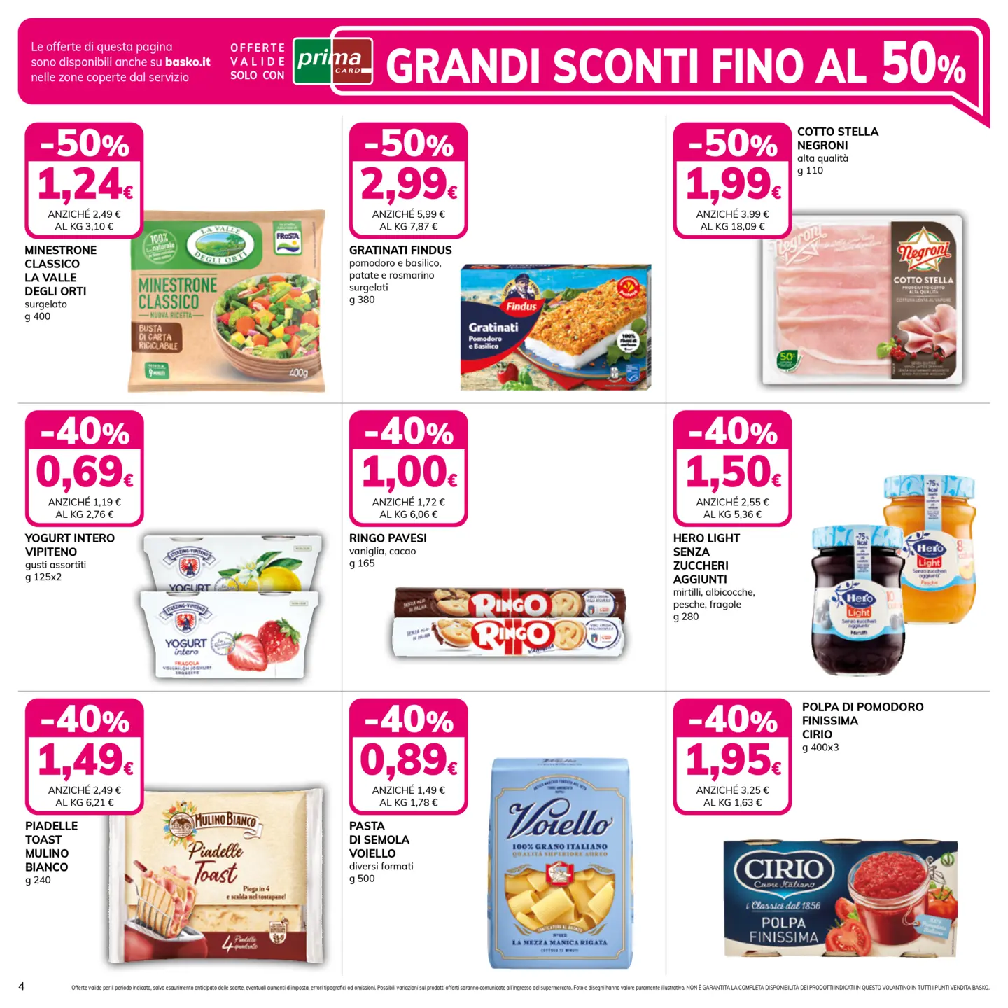 basko - Volantino Basko - Sconto 50% valido dal 13/01 al 26/01 - page: 4