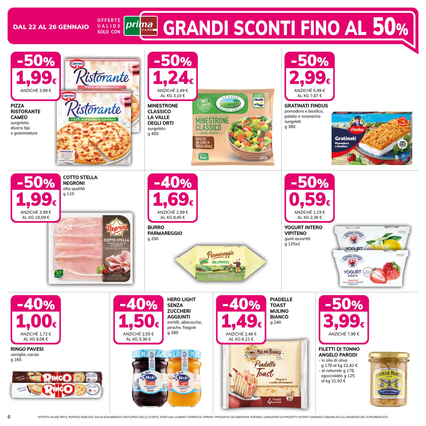 basko - Volantino Basko - Sottocosto Apertura Quarto valido dal 22/01 al 31/01 - page: 6