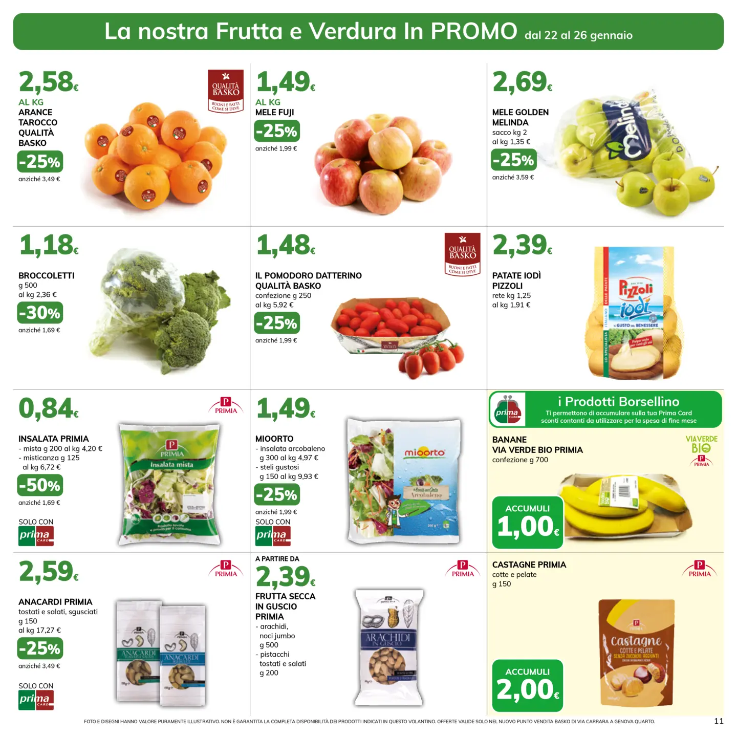 basko - Volantino Basko - Sottocosto Apertura Quarto valido dal 22/01 al 31/01 - page: 11