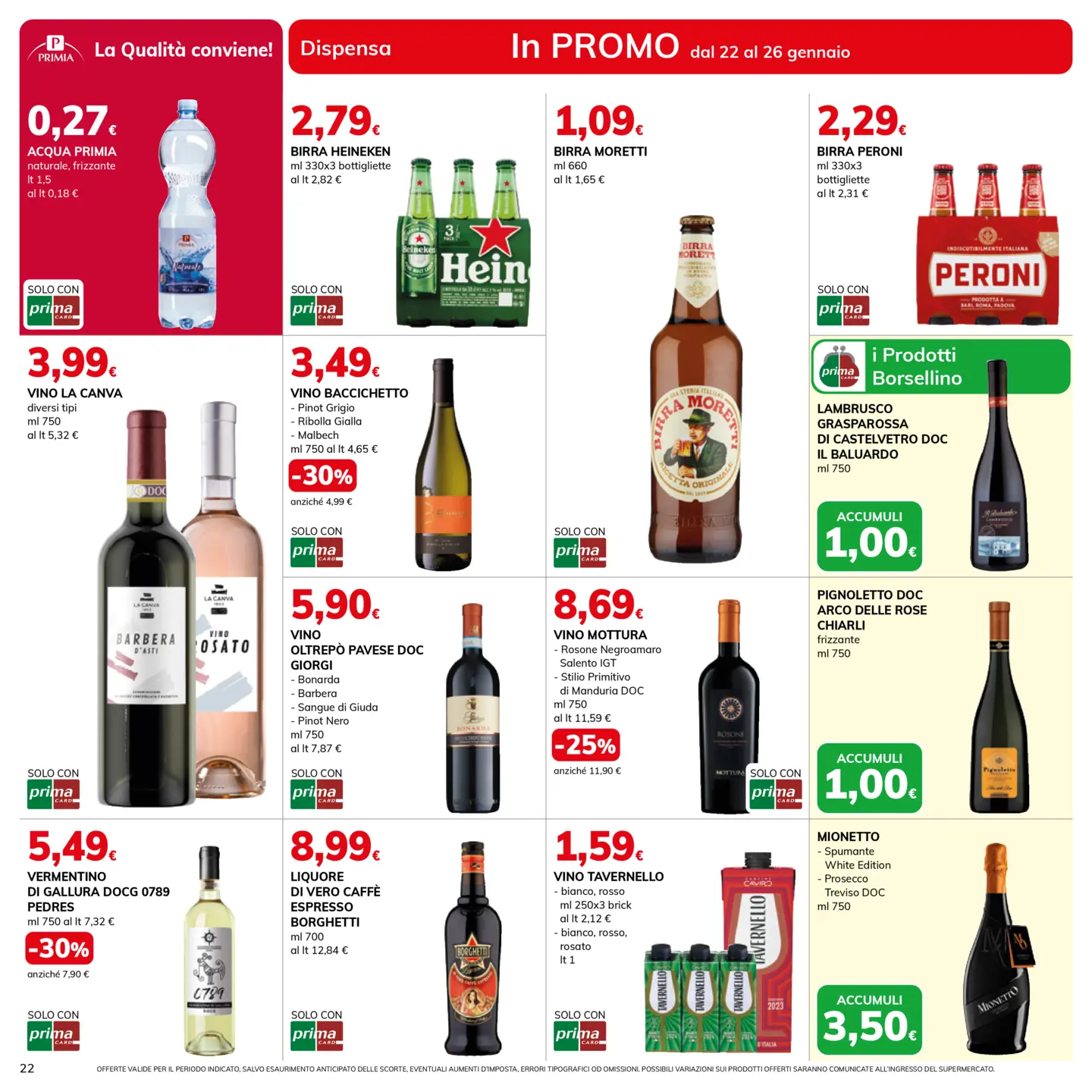 basko - Volantino Basko - Sottocosto Apertura Quarto valido dal 22/01 al 31/01 - page: 22