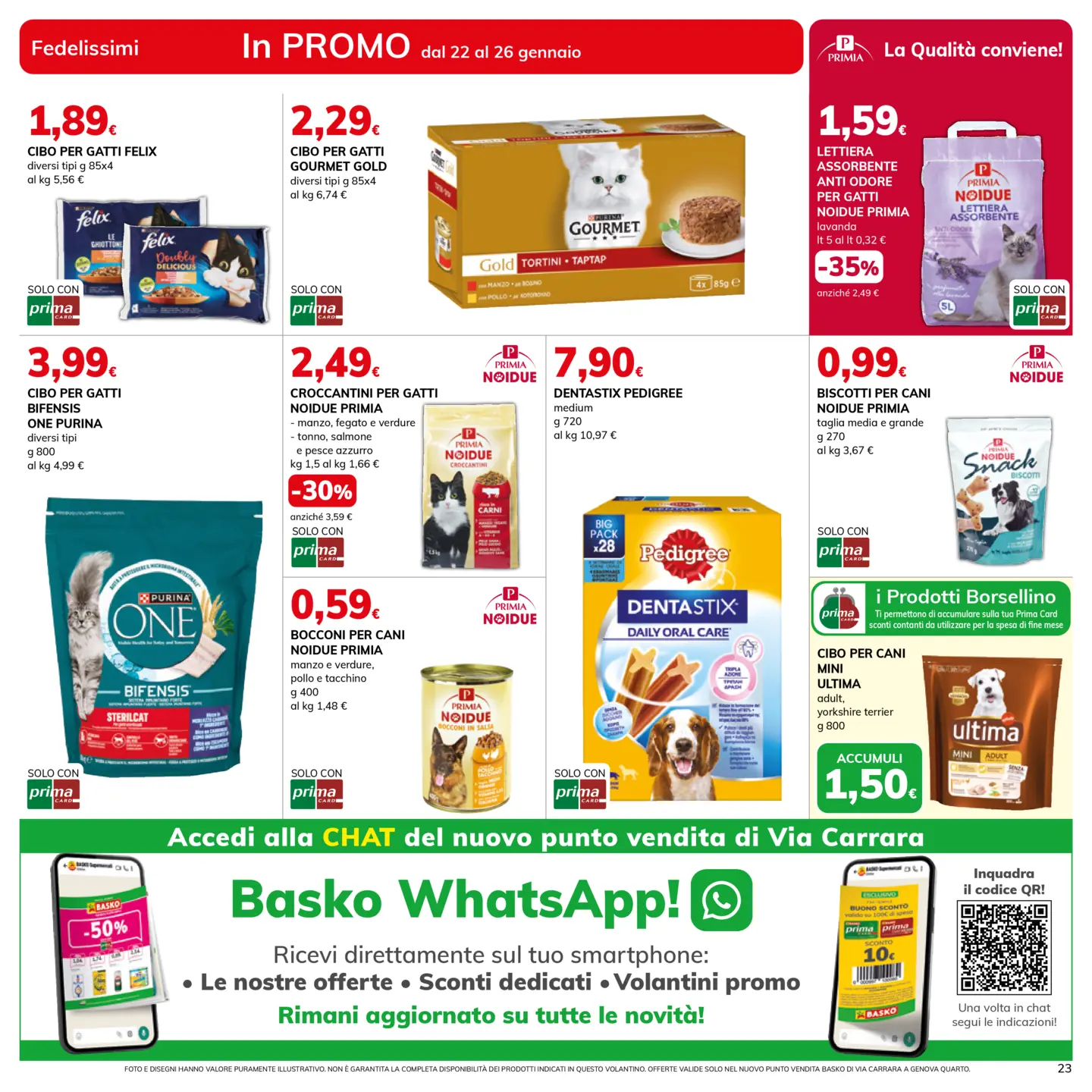 basko - Volantino Basko - Sottocosto Apertura Quarto valido dal 22/01 al 31/01 - page: 23