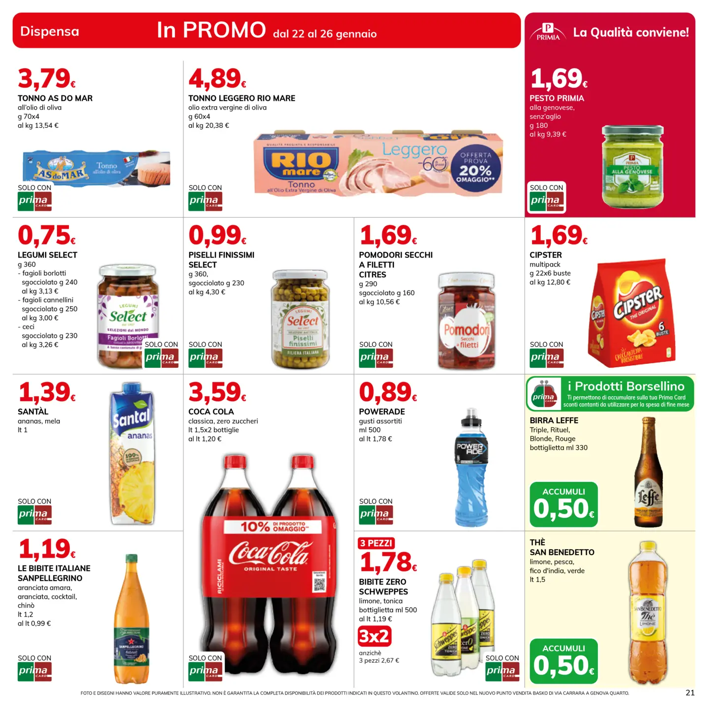 basko - Volantino Basko - Sottocosto Apertura Quarto valido dal 22/01 al 31/01 - page: 21