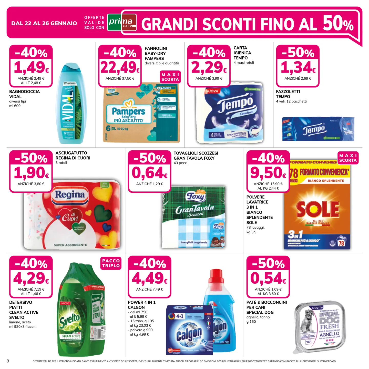 basko - Volantino Basko - Sottocosto Apertura Quarto valido dal 22/01 al 31/01 - page: 8