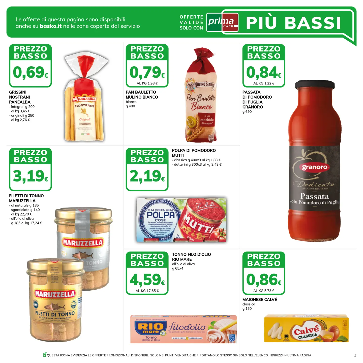 basko - Volantino Basko - Più Bassi valido dal 27/01 al 09/02 - page: 3