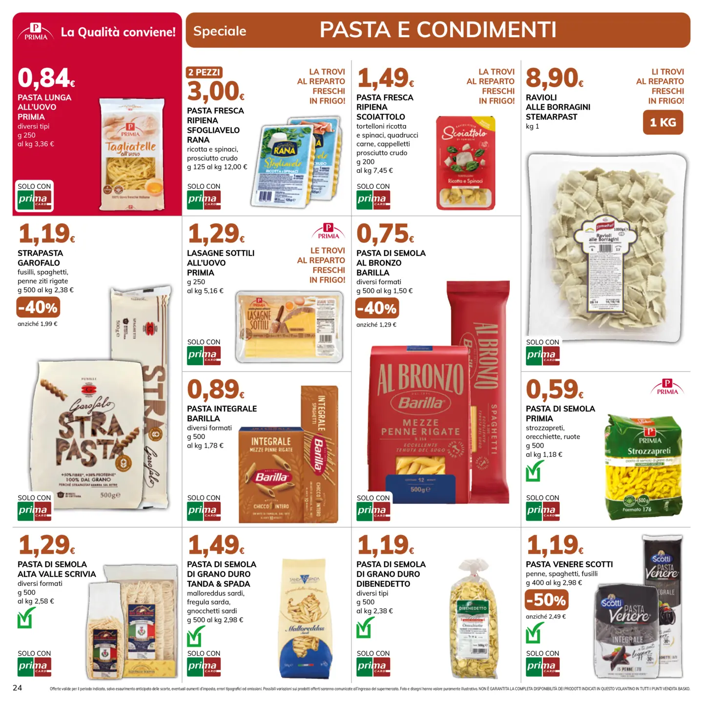 basko - Volantino Basko - Più Bassi valido dal 27/01 al 09/02 - page: 24