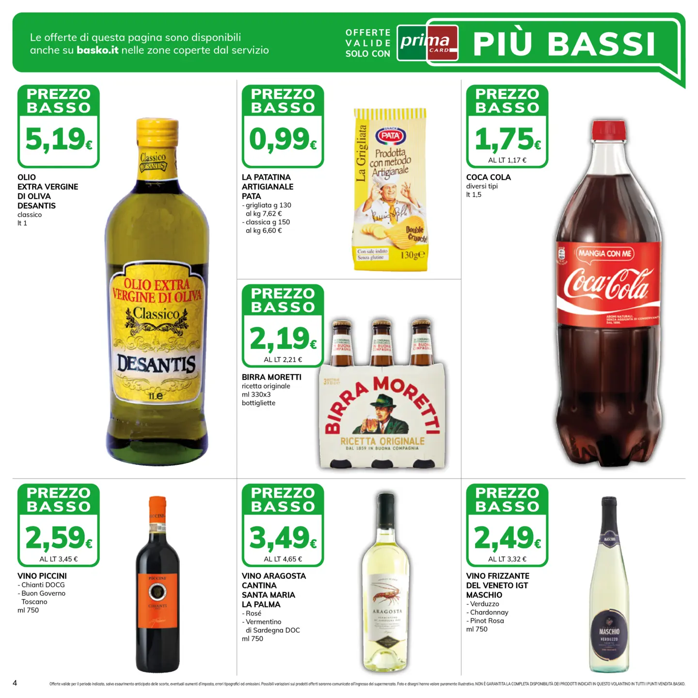 basko - Volantino Basko - Più Bassi valido dal 27/01 al 09/02 - page: 4