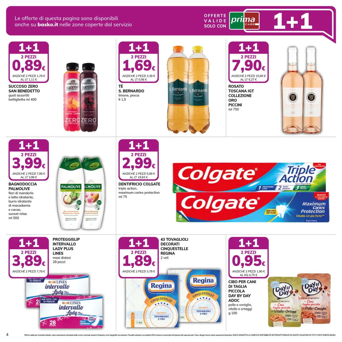 basko - Volantino Basko - Promo 1+1 valido dal 10/02/2026 al 23/02/2026 - page: 4