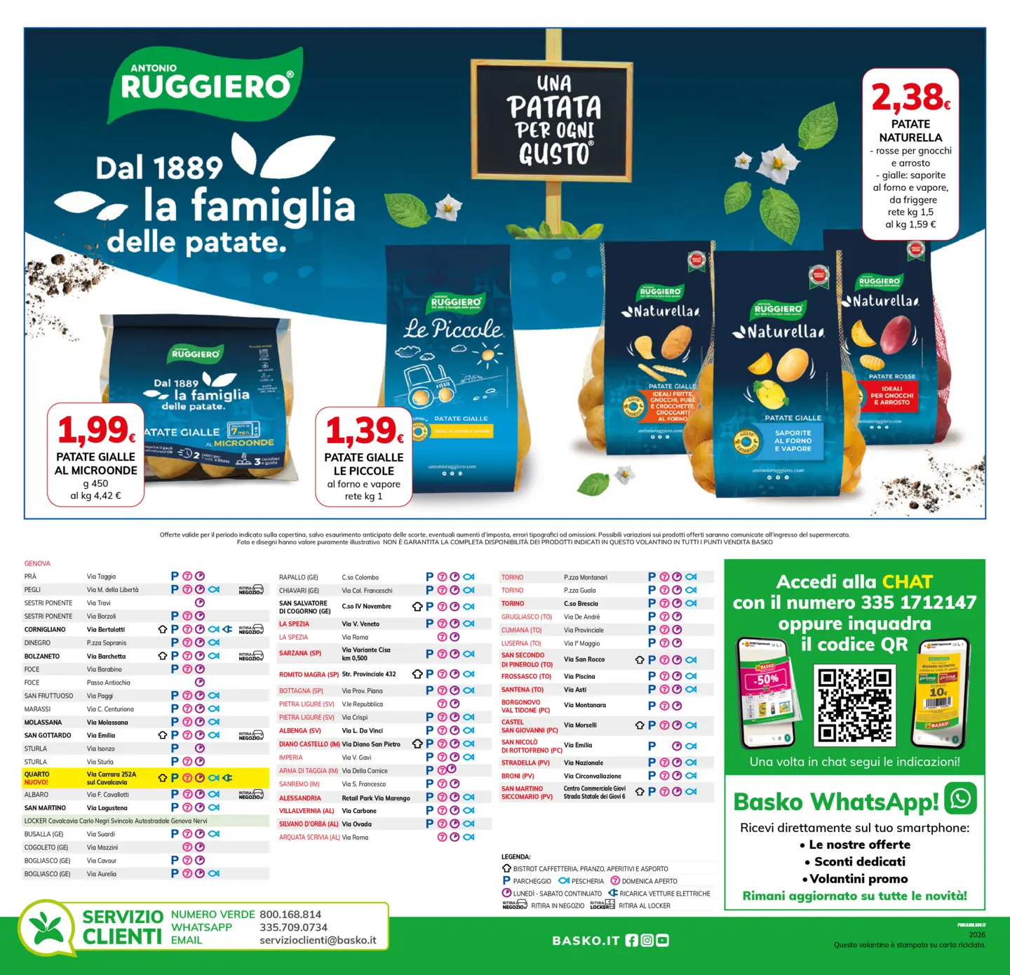 basko - Volantino Basko - Sapori Italiani valido dal 03/03/2026 al 16/03/2026 - page: 4