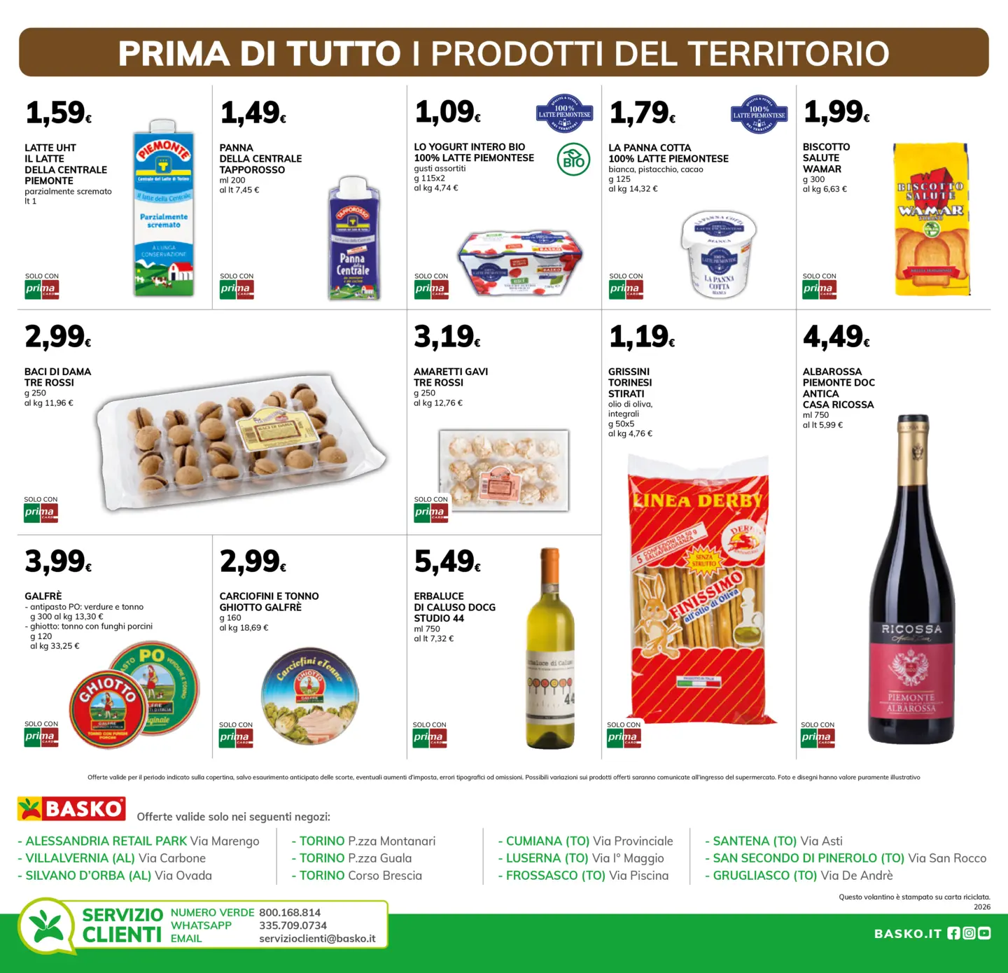 basko - Volantino Basko - Localismo Piemontese valido dal 10/03/2026 al 23/03/2026 - page: 4