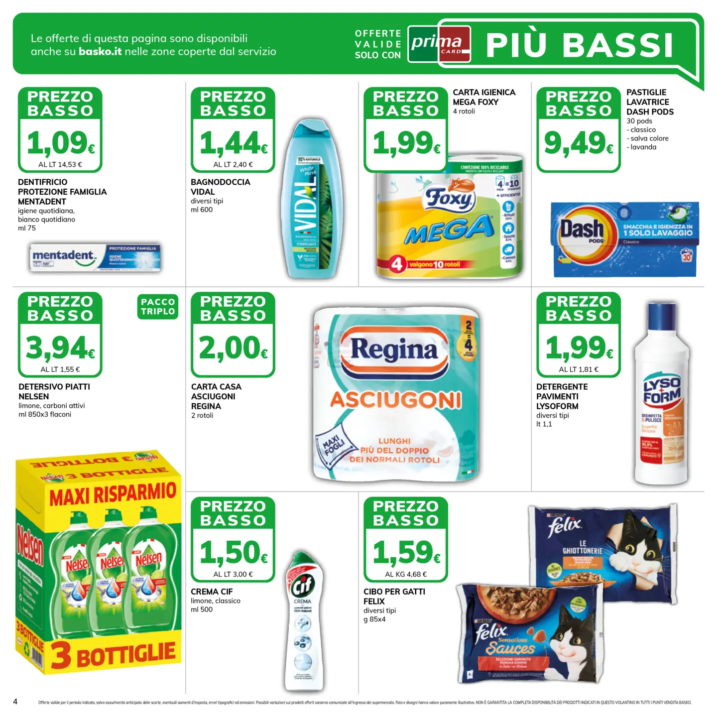 basko - Volantino Basko - Più Bassi valido dal 10/03/2026 al 23/03/2026 - page: 4