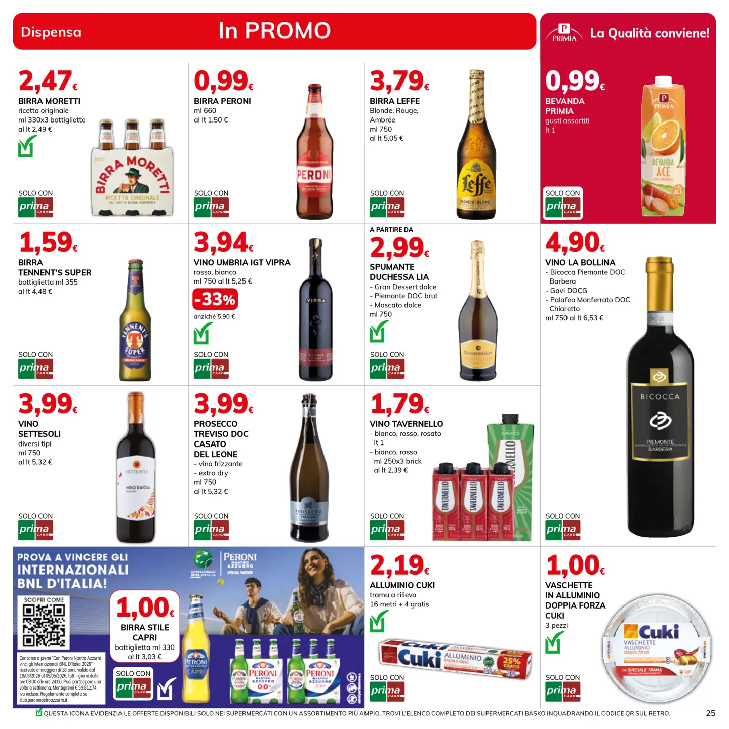 basko - Volantino Basko - Più Bassi valido dal 10/03/2026 al 23/03/2026 - page: 25