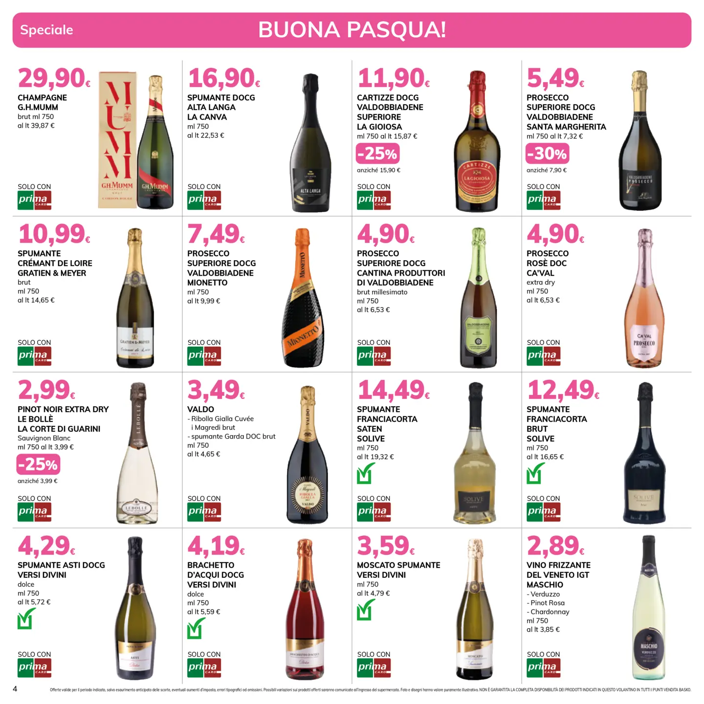 basko - Volantino Basko - Pasqua valido dal 24/03/2026 al 05/04/2026 - page: 4