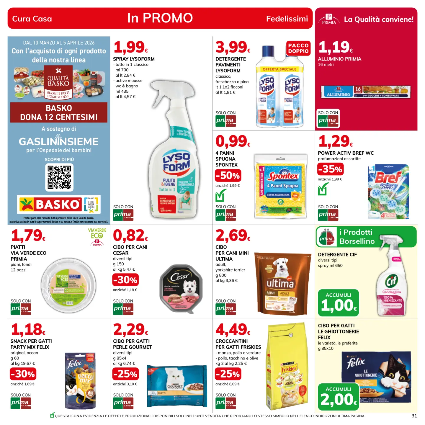 basko - Volantino Basko - Pasqua valido dal 24/03/2026 al 05/04/2026 - page: 31