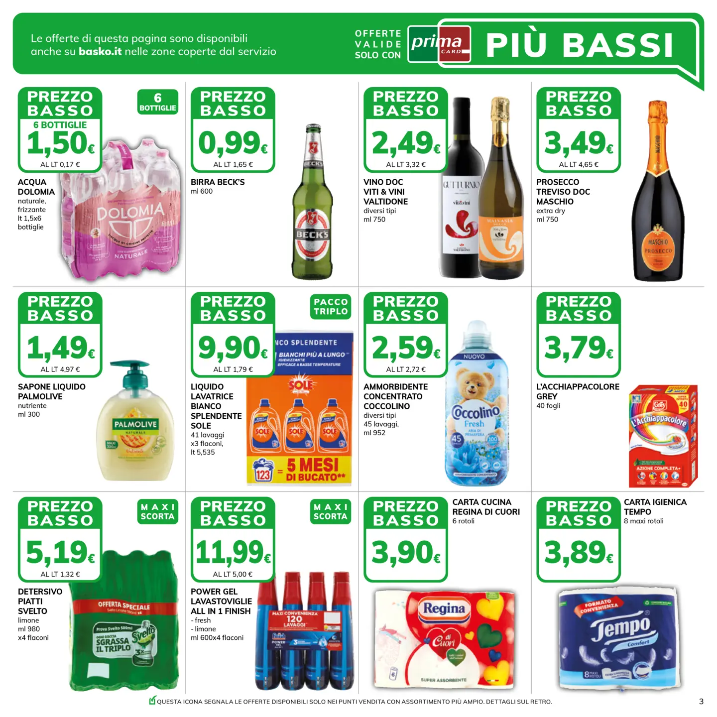 basko - Volantino attuale di Basko valido dal martedì 21/04/2026 al mercoledì 06/05/2026 - page: 3