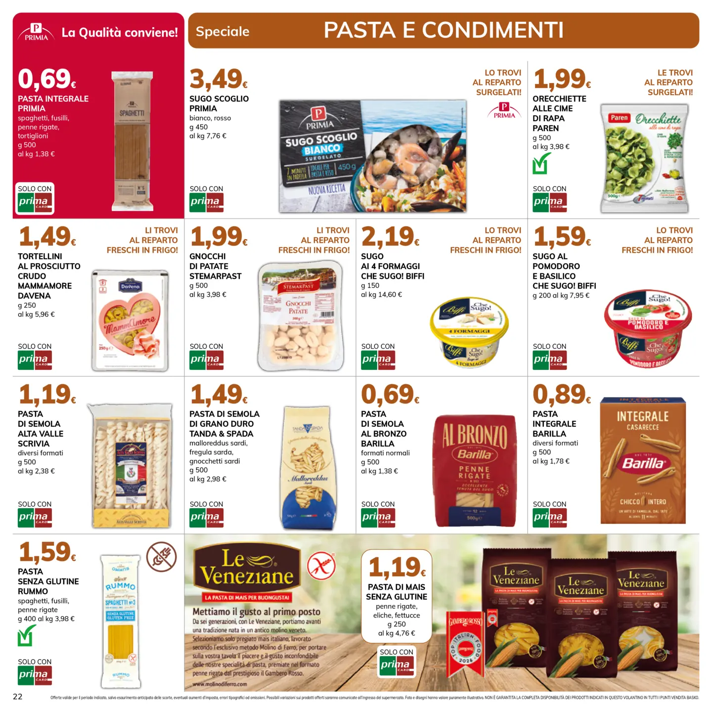 basko - Volantino attuale di Basko valido dal martedì 21/04/2026 al mercoledì 06/05/2026 - page: 22