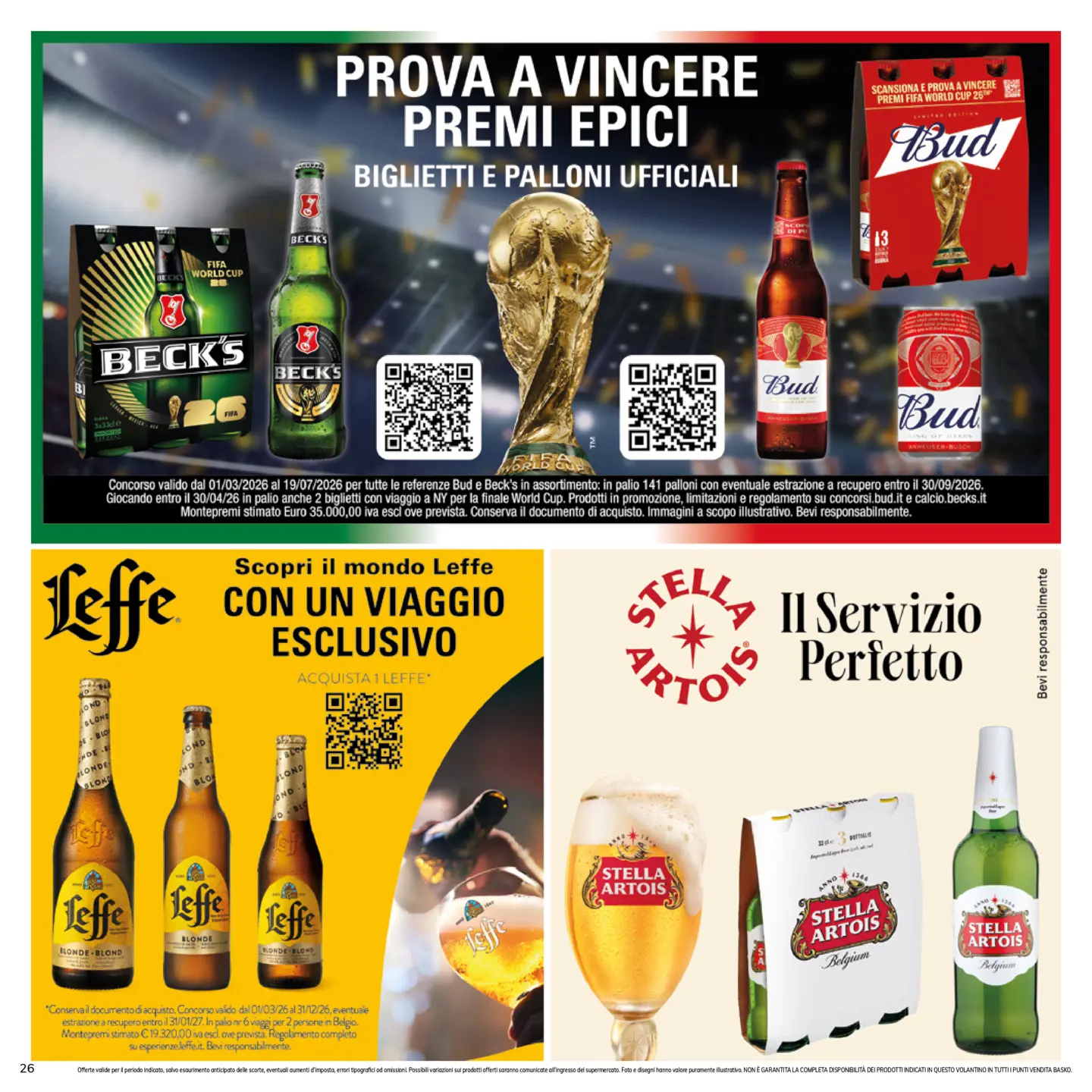 basko - Volantino attuale di Basko valido dal martedì 21/04/2026 al mercoledì 06/05/2026 - page: 26