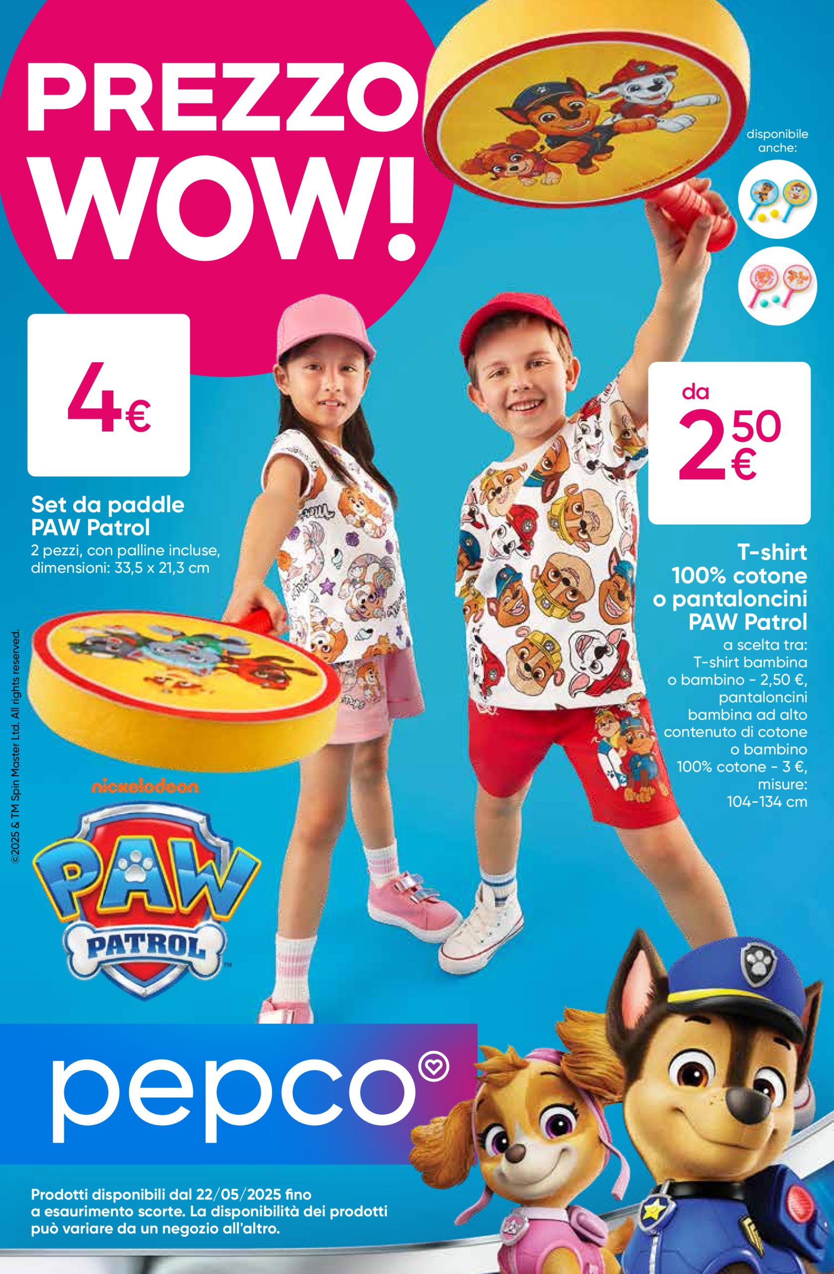pepco - Volantino Pepco - Copy of Paw Patrol valido dal 22/05 al 04/06 - page: 1