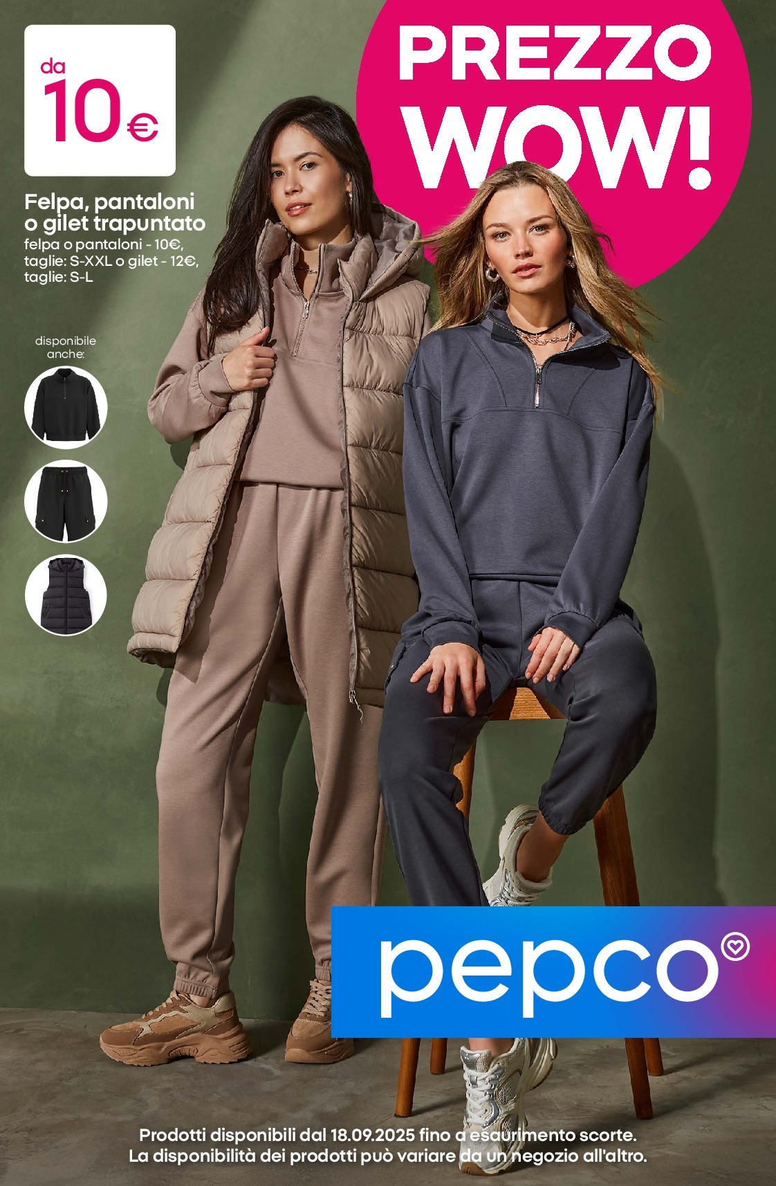 pepco - Volantino Pepco - Abbigliamento autunnale valido dal 18/09 al 24/09