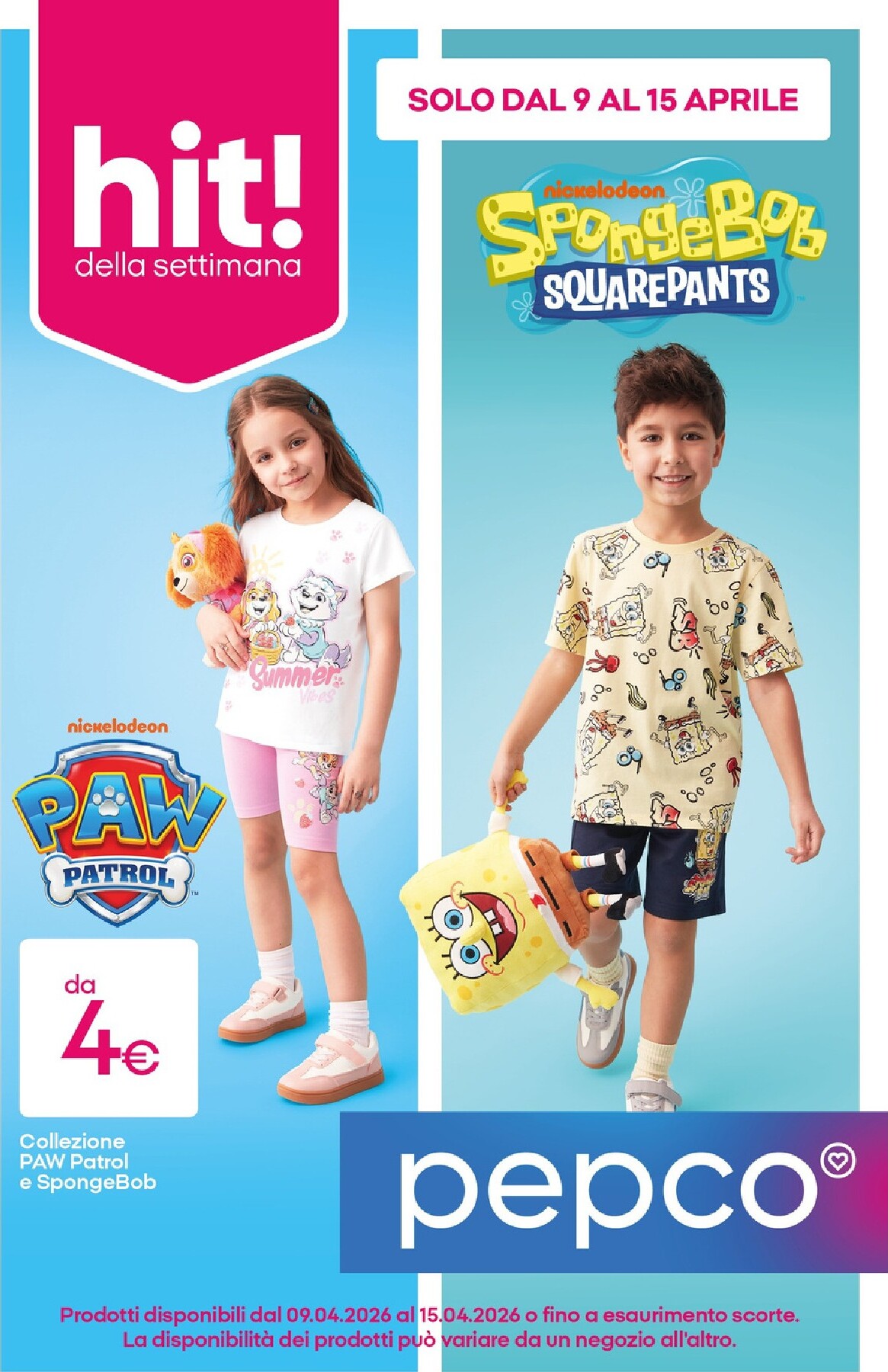pepco - Volantino attuale di Pepco valido dal giovedì 09/04/2026 al mercoledì 15/04/2026 - page: 1